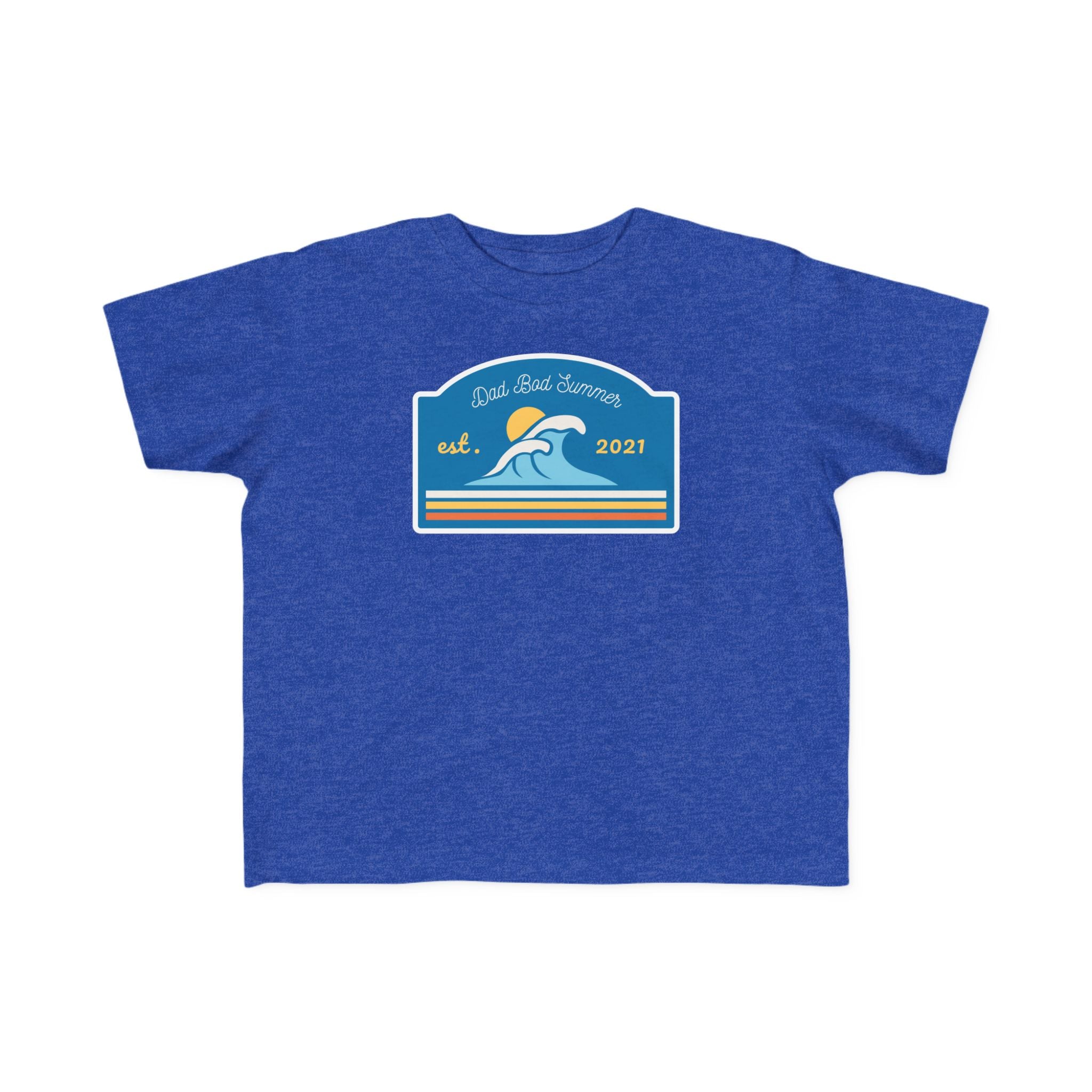 "Dad Bod Summer Ocean Waves" - Toddler Beach Shirts