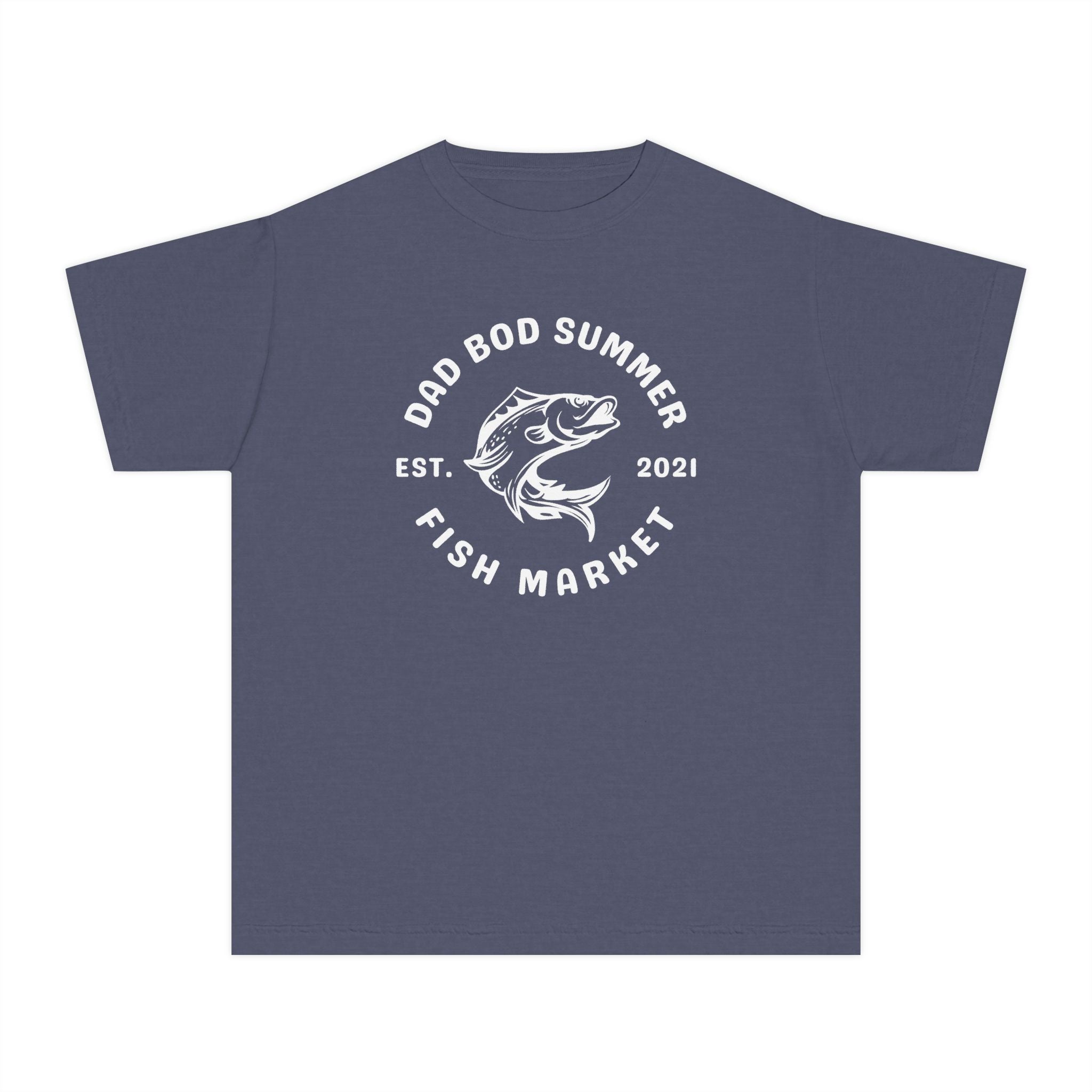 Dad Bod Summer Fish Market | Kids Fishing Shirt