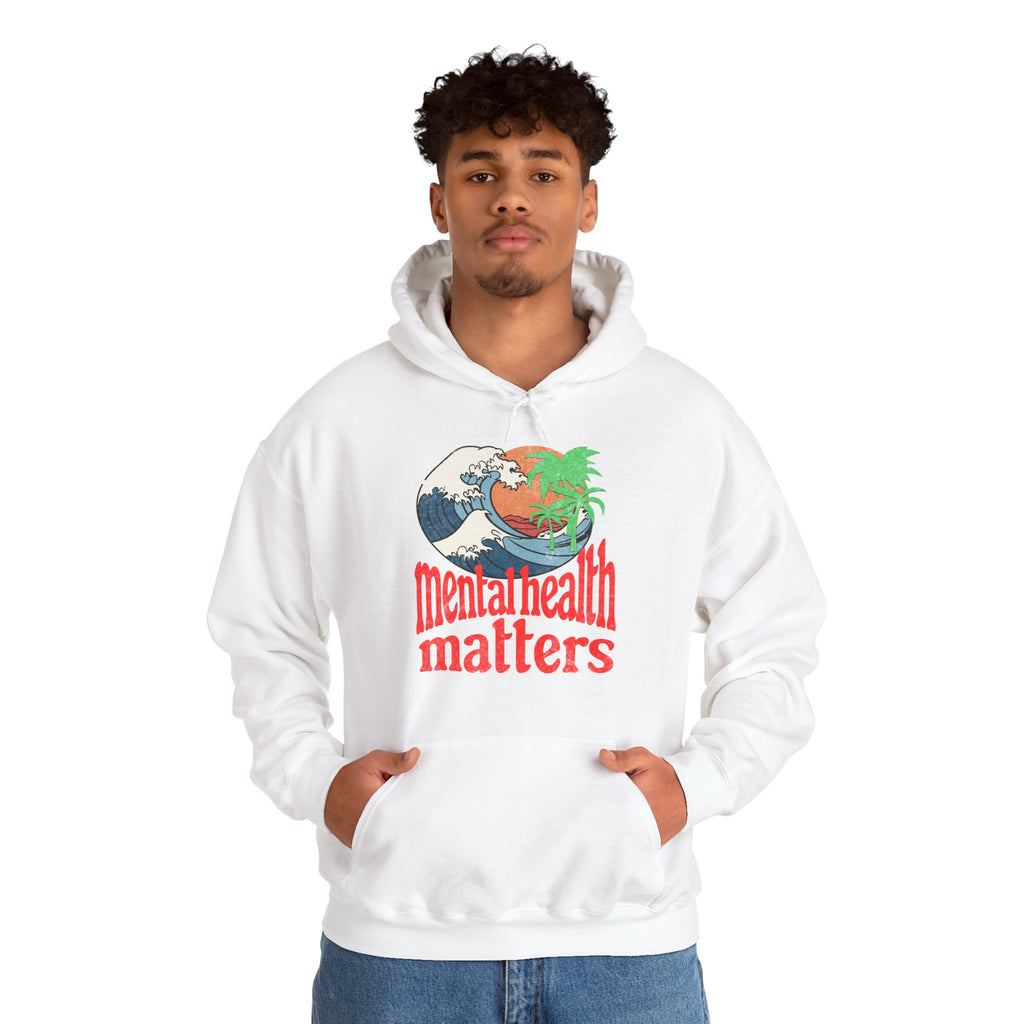 Mental Health Matters Ocean Waves Hoodie | Mental Health Hoodies
