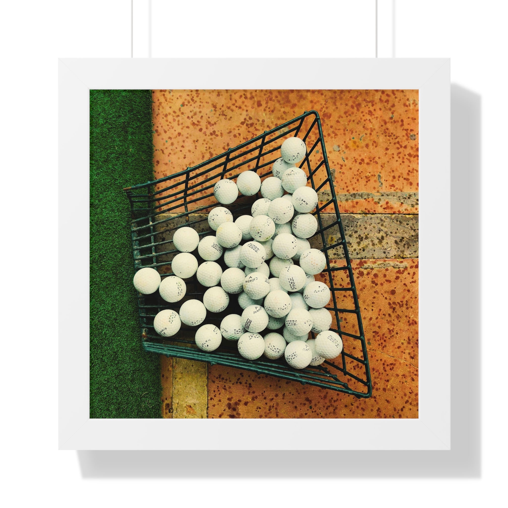 "Driving Range Balls" - Golf Wall Art