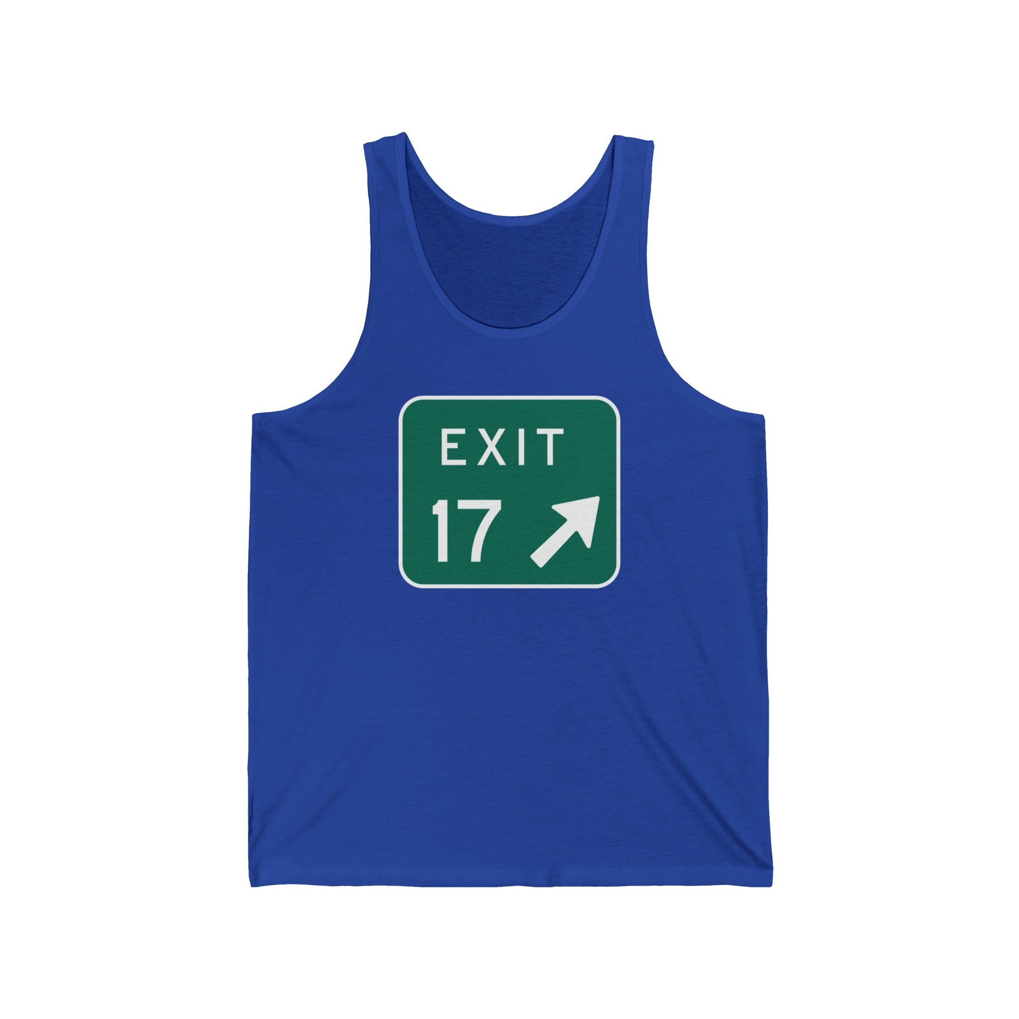 "Sea Isle City, Exit 17 Tank Top" - Beach Tank Top