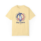 "Lady Liberty Screaming Play Freebird" - America Shirt