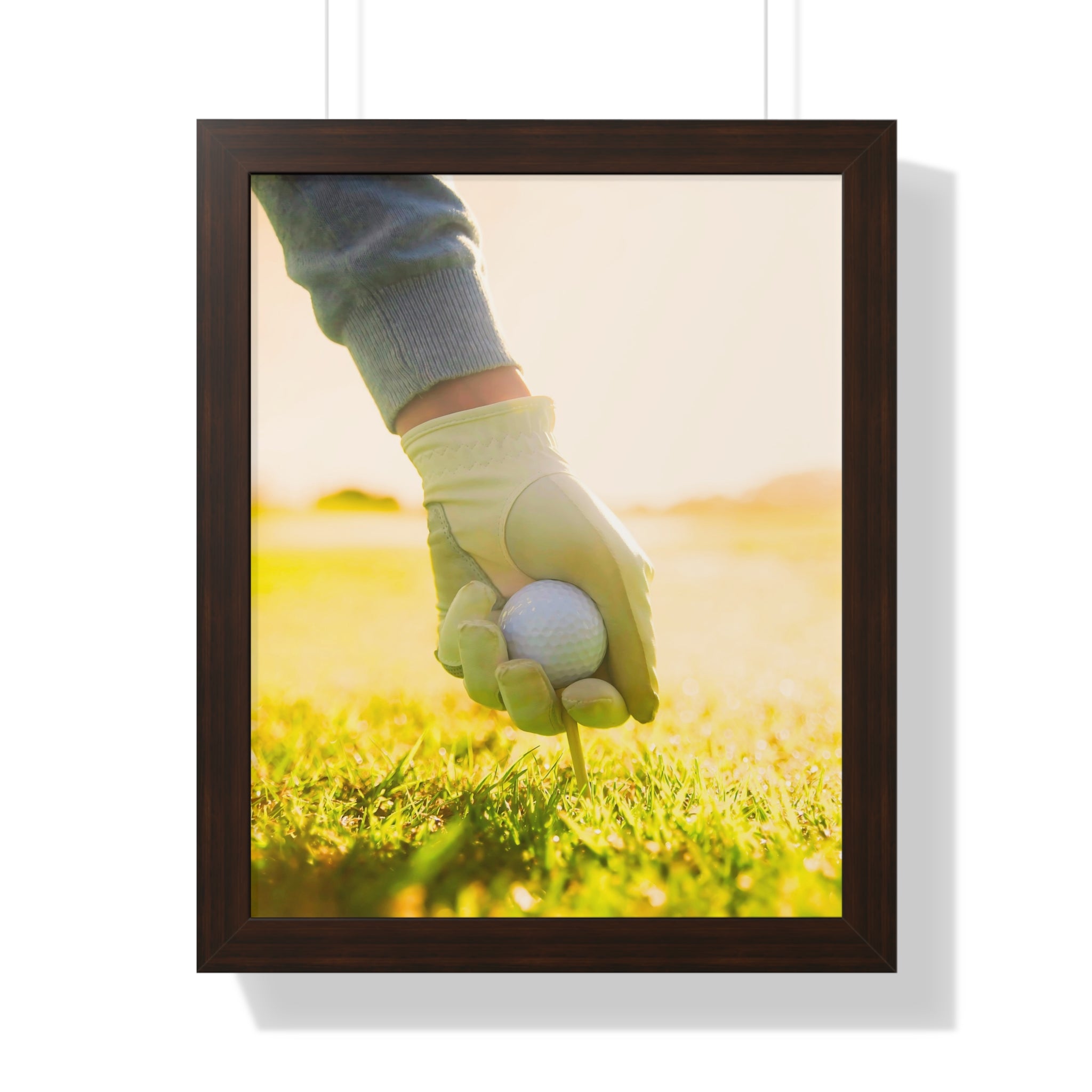 "First Shot Of The Day" - Golf Wall Art