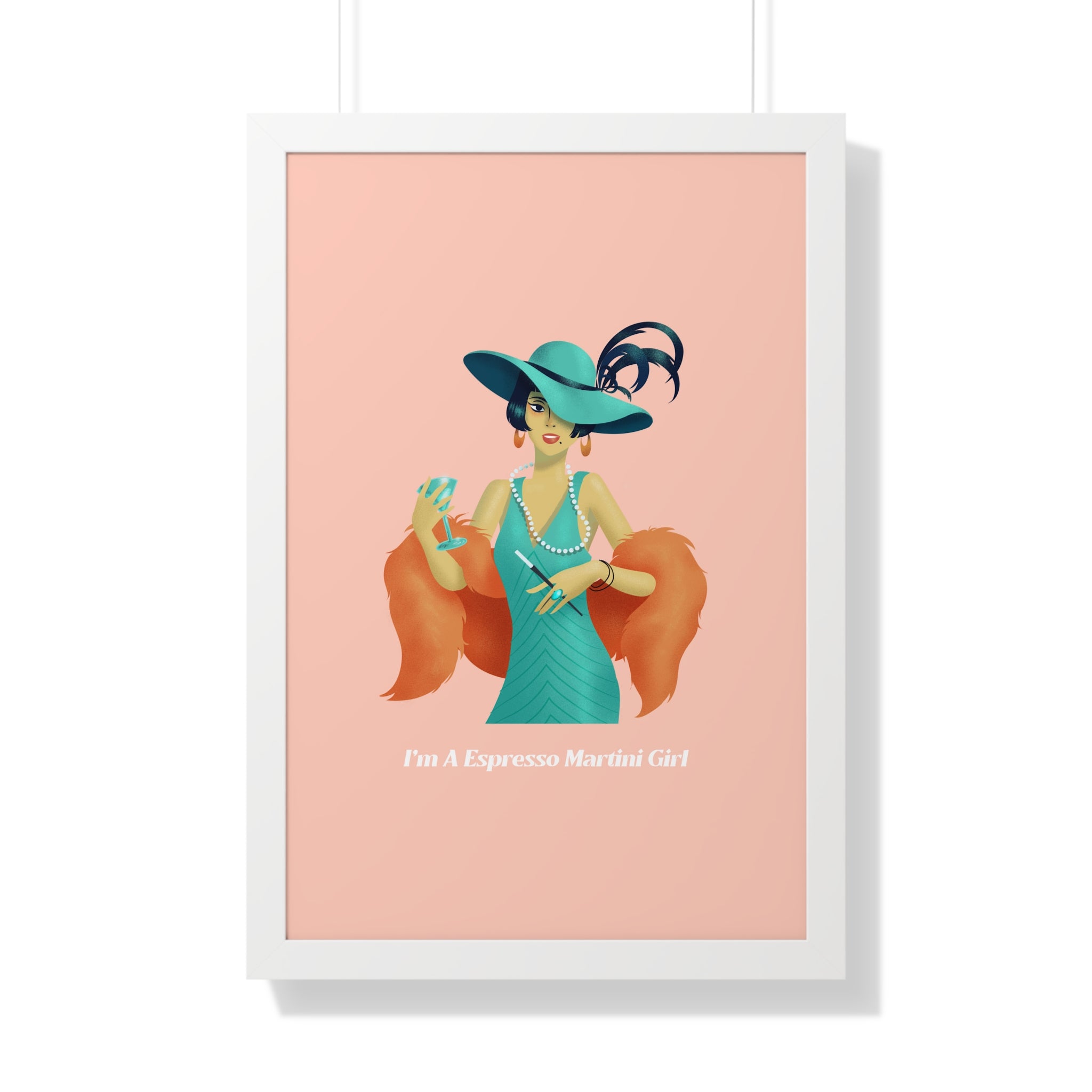 "I'm An Espresso Martini Girl" Espresso Martini Wall Art - Espresso Martini Art - Espresso Martini Clip Art