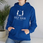 "Women's Golf Hoodie: Golf Hair Don't Care" - Golf Hoodie