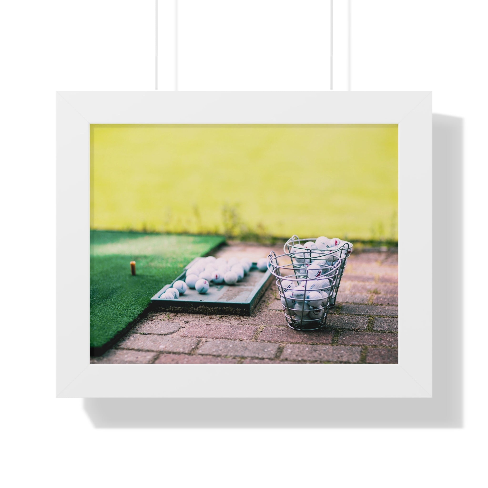 "A Day At The Driving Range" - Golf Wall Art