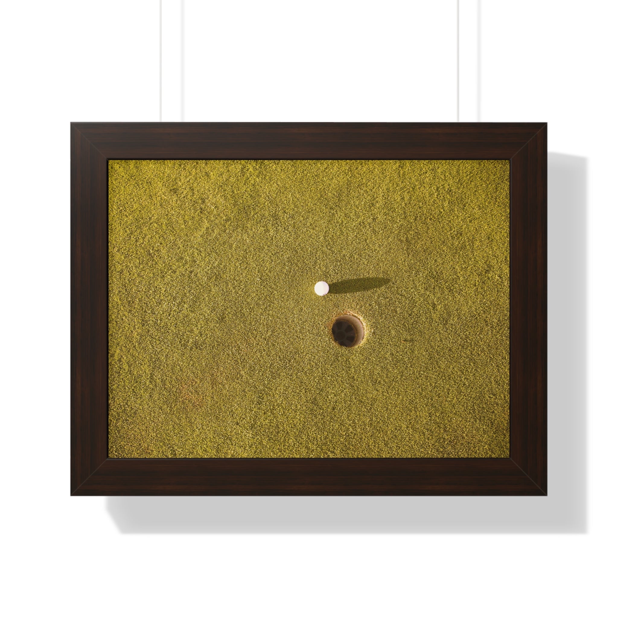 "Inches Away Golf Shot" - Golf Wall Art