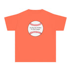 "My Pop Pop Peaked in Little League" - Kids Baseball Shirts