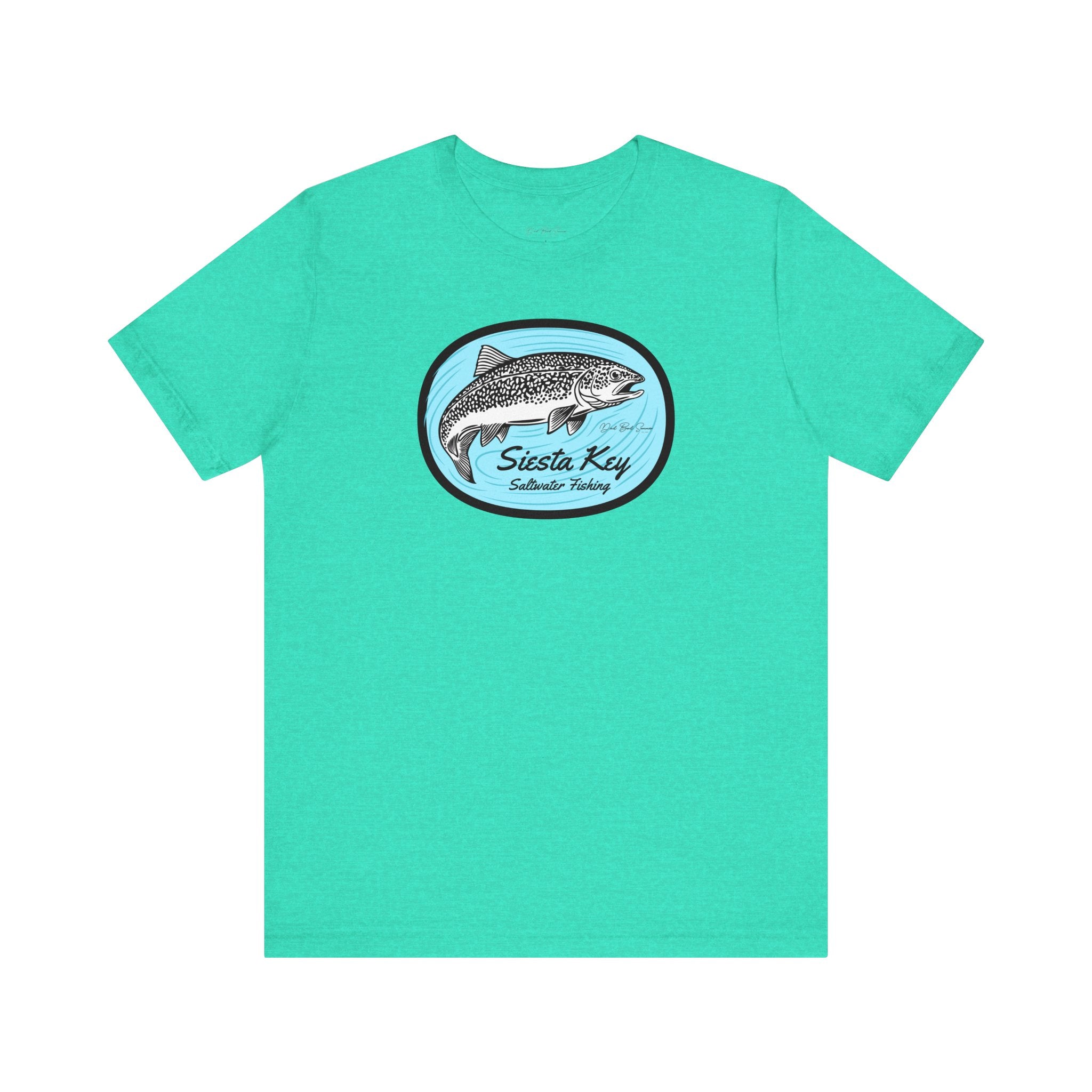 "Siesta Key, Florida Fishing" - Fishing T Shirts