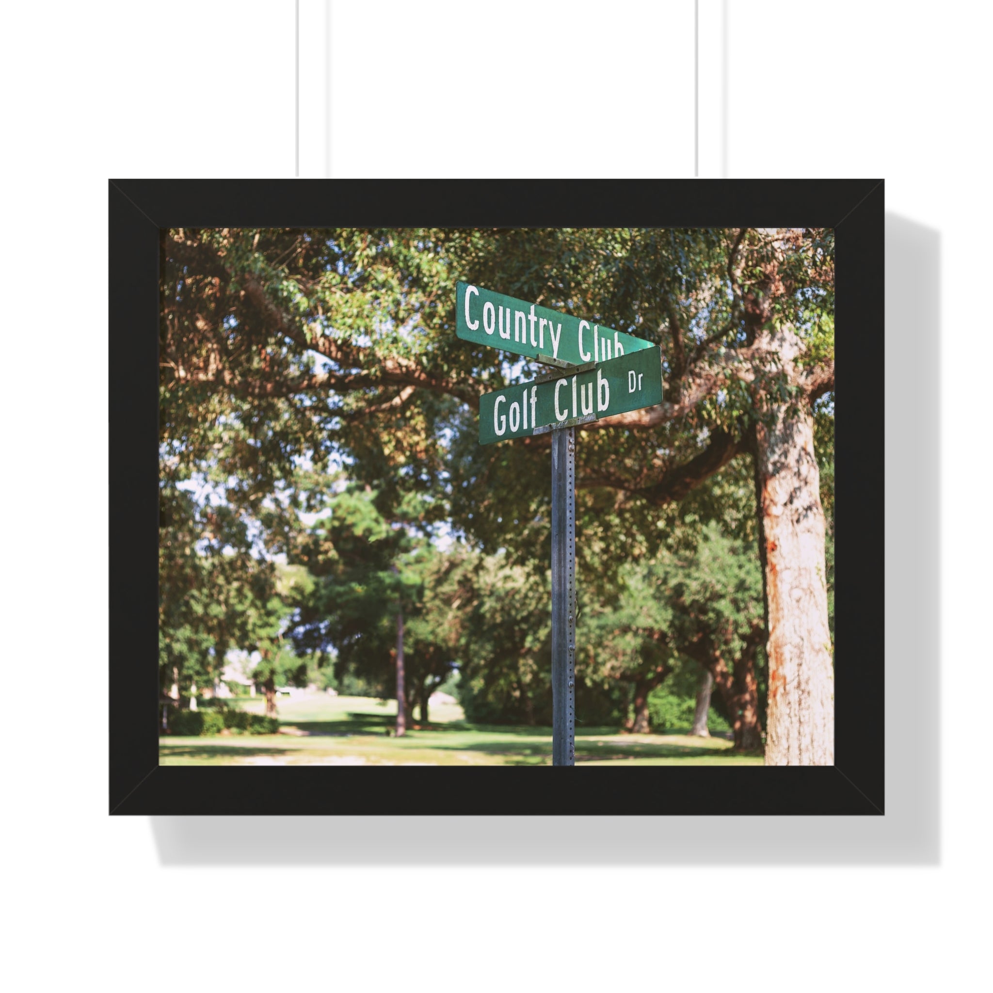 "Golf Club Drive" - Golf Wall Art