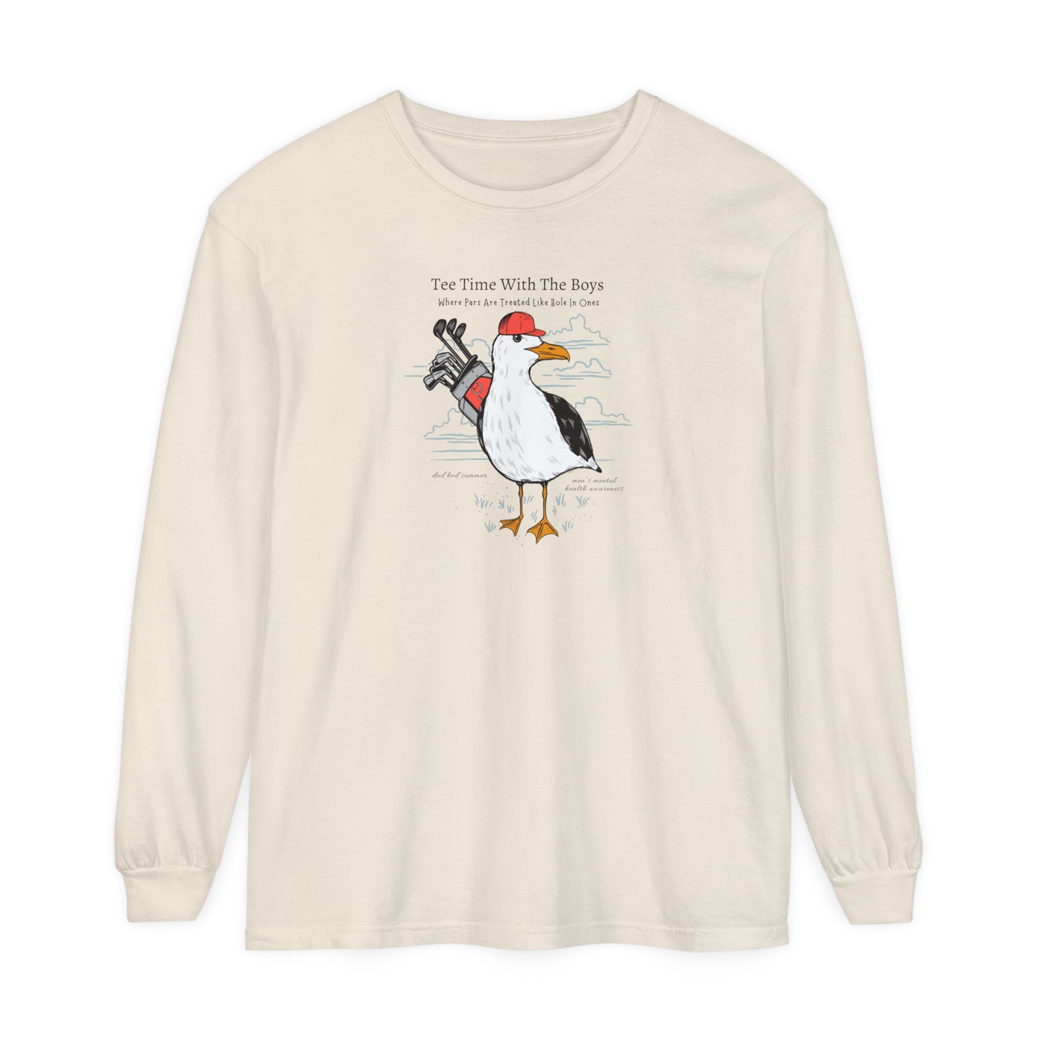 "Tee Time With The Boys" - Long Sleeve Golf Shirt