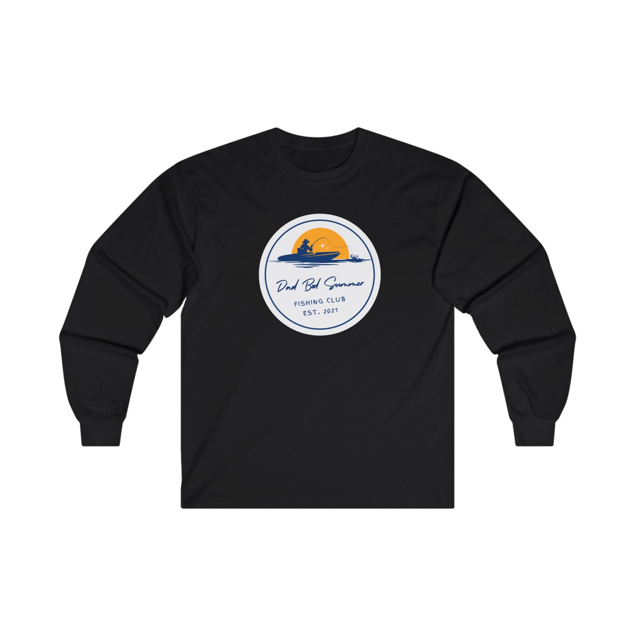 "Dad Bod Summer Fishing Club"- Long Sleeve Fishing Shirts