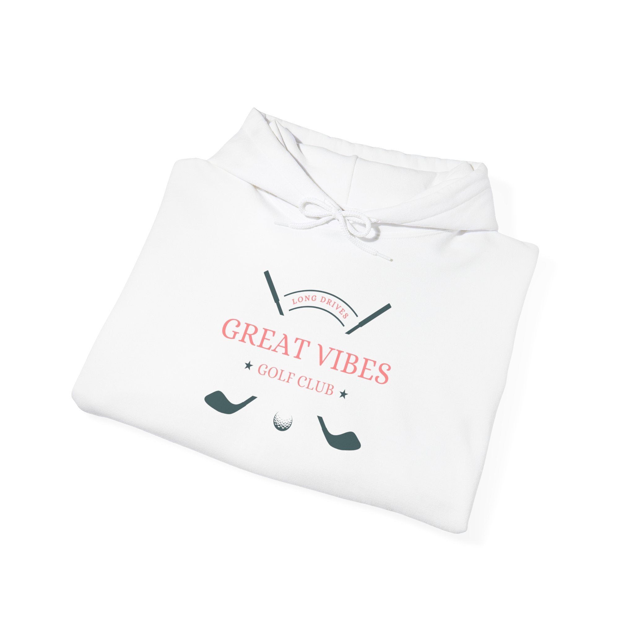 "Long Drives, Great Vibes Golf Club" - Golf Hoodie