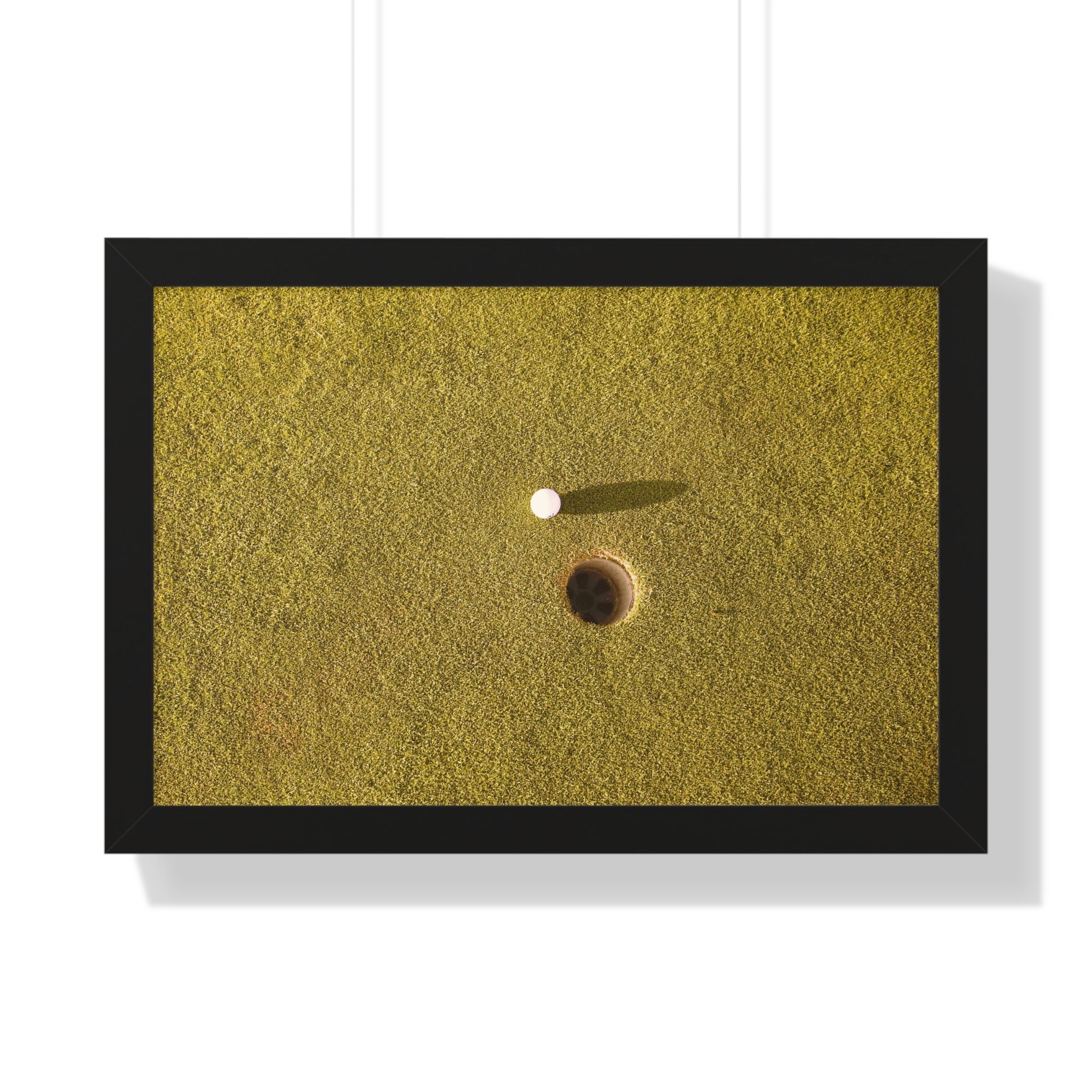 "Inches Away Golf Shot" - Golf Wall Art