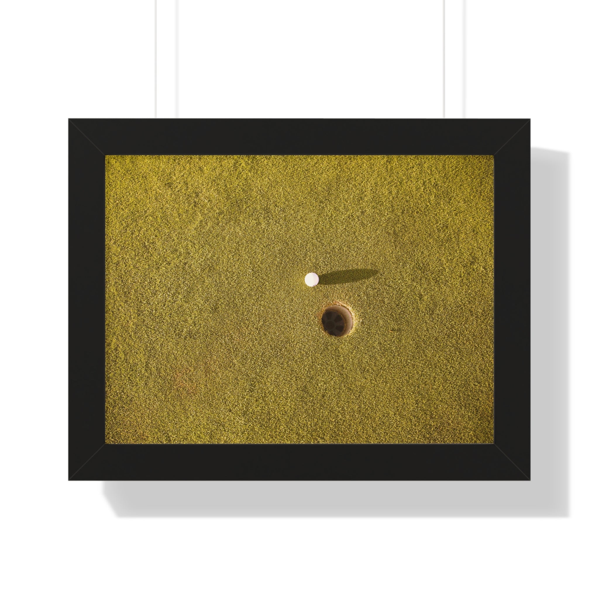 "Inches Away Golf Shot" - Golf Wall Art