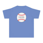 "My Dad Peaked in Little League" - Kids Baseball Shirts
