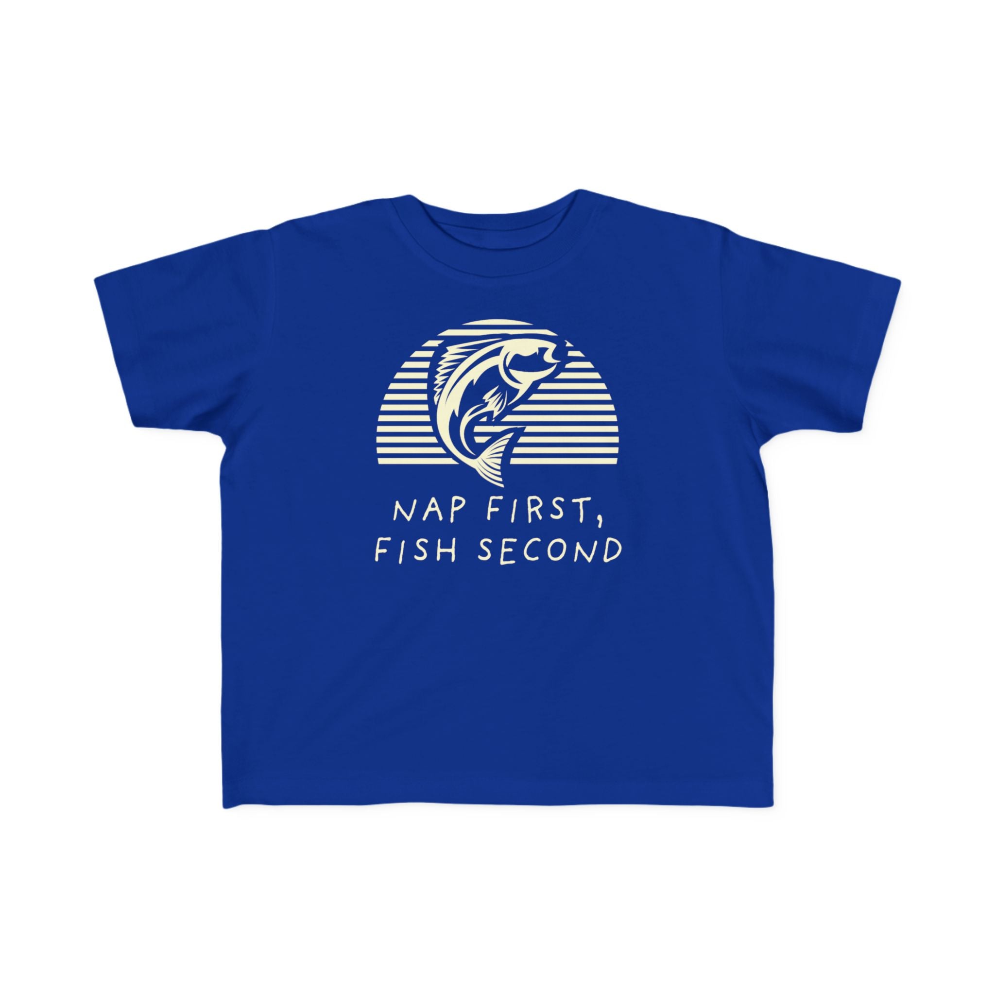 Nap First, Fish Second | Toddler Fishing Shirt
