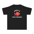 Born To Love Fishing | Toddler Fishing Shirt