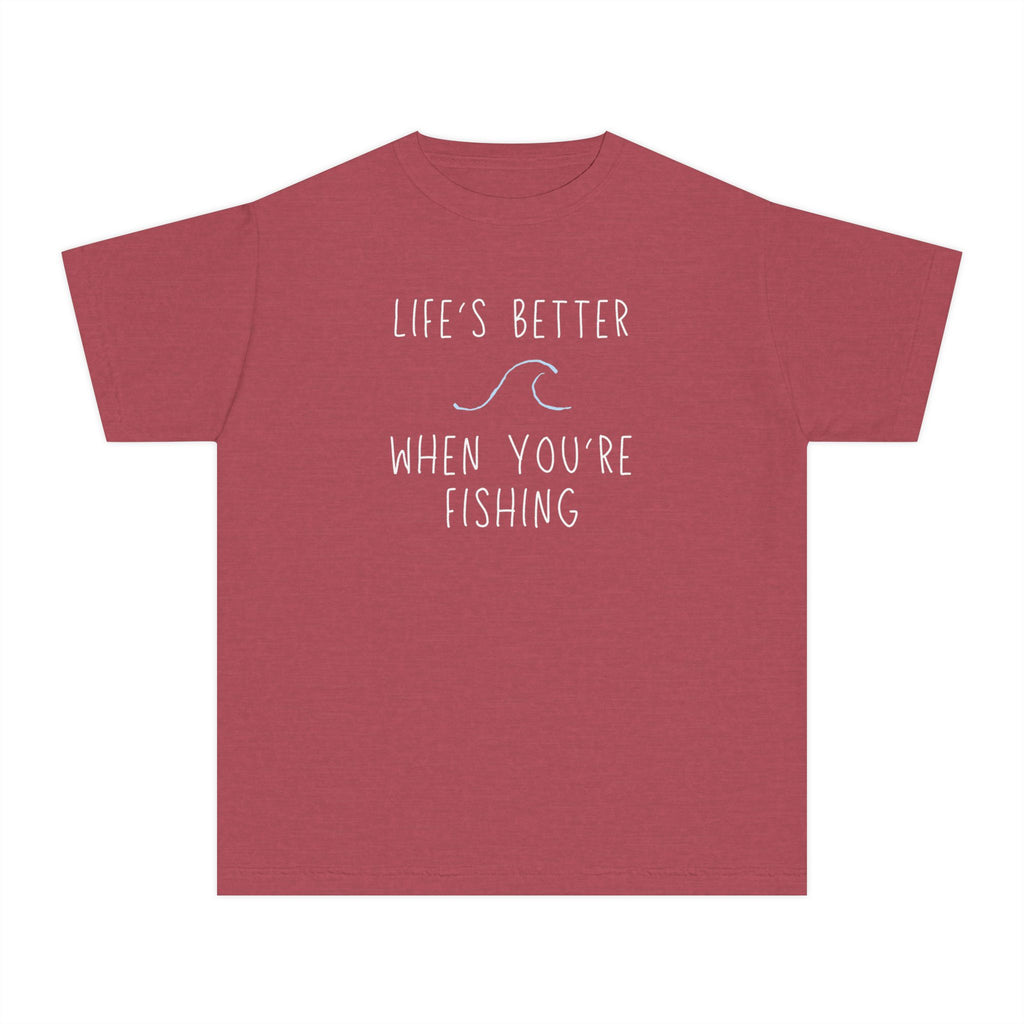Life's Better When You're Fishing | Kids Fishing Shirt