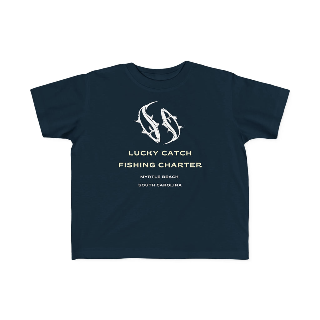 Lucky Catch Fishing Charter | Toddler Fishing Shirt