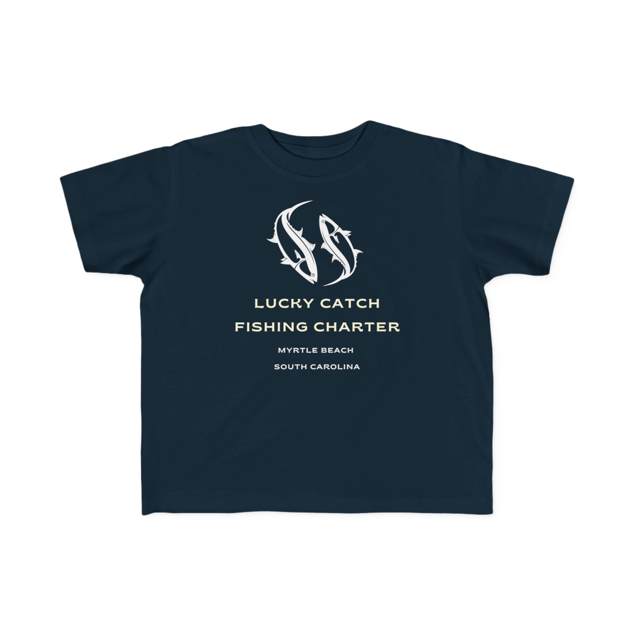 Lucky Catch Fishing Charter | Toddler Fishing Shirt