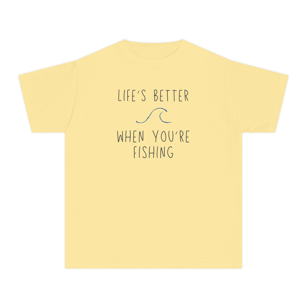 Life's Better When You're Fishing | Kids Fishing Shirt