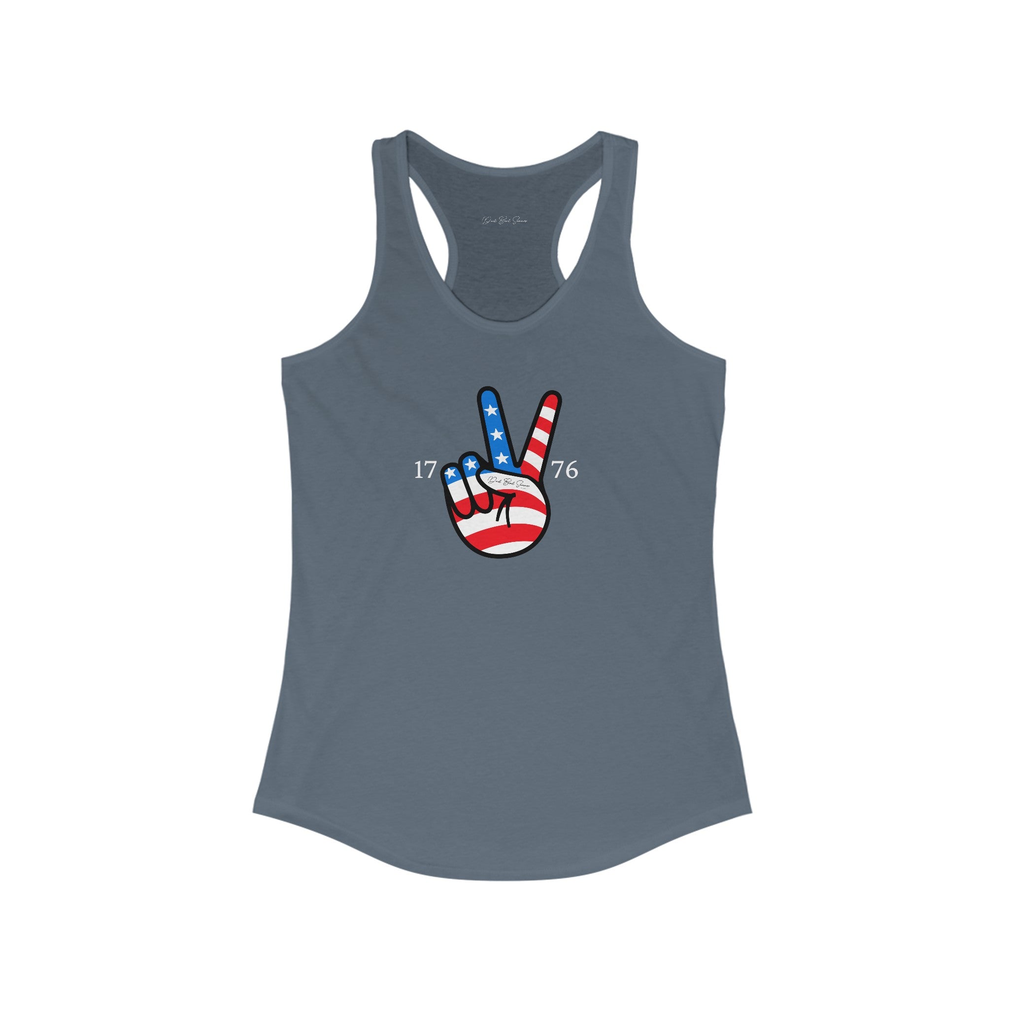 "1776 Peace Sign Tank-Top" - Ladies Tank Tops