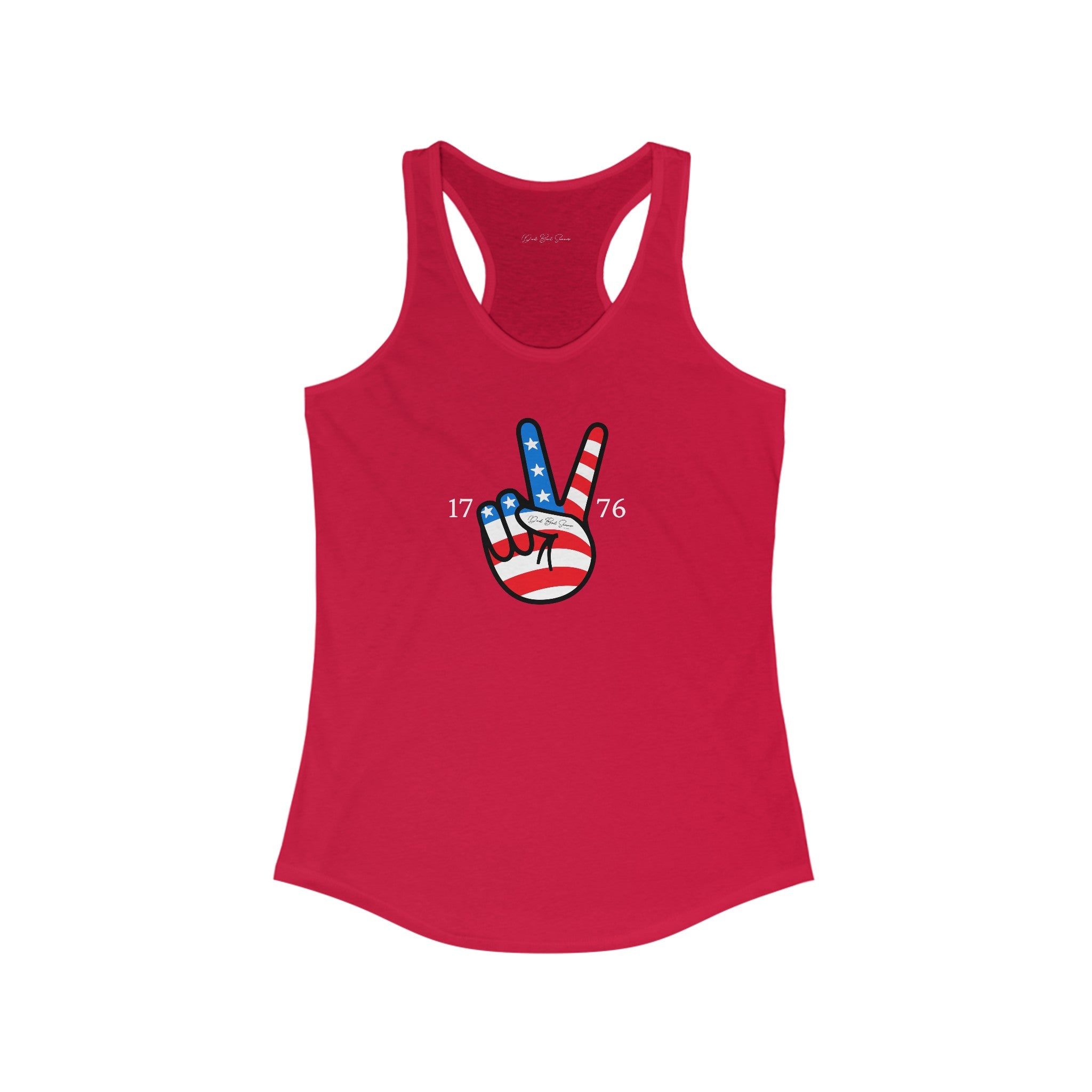 "1776 Peace Sign Tank-Top" - Ladies Tank Tops