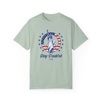 "Lady Liberty Screaming Play Freebird" - America Shirt