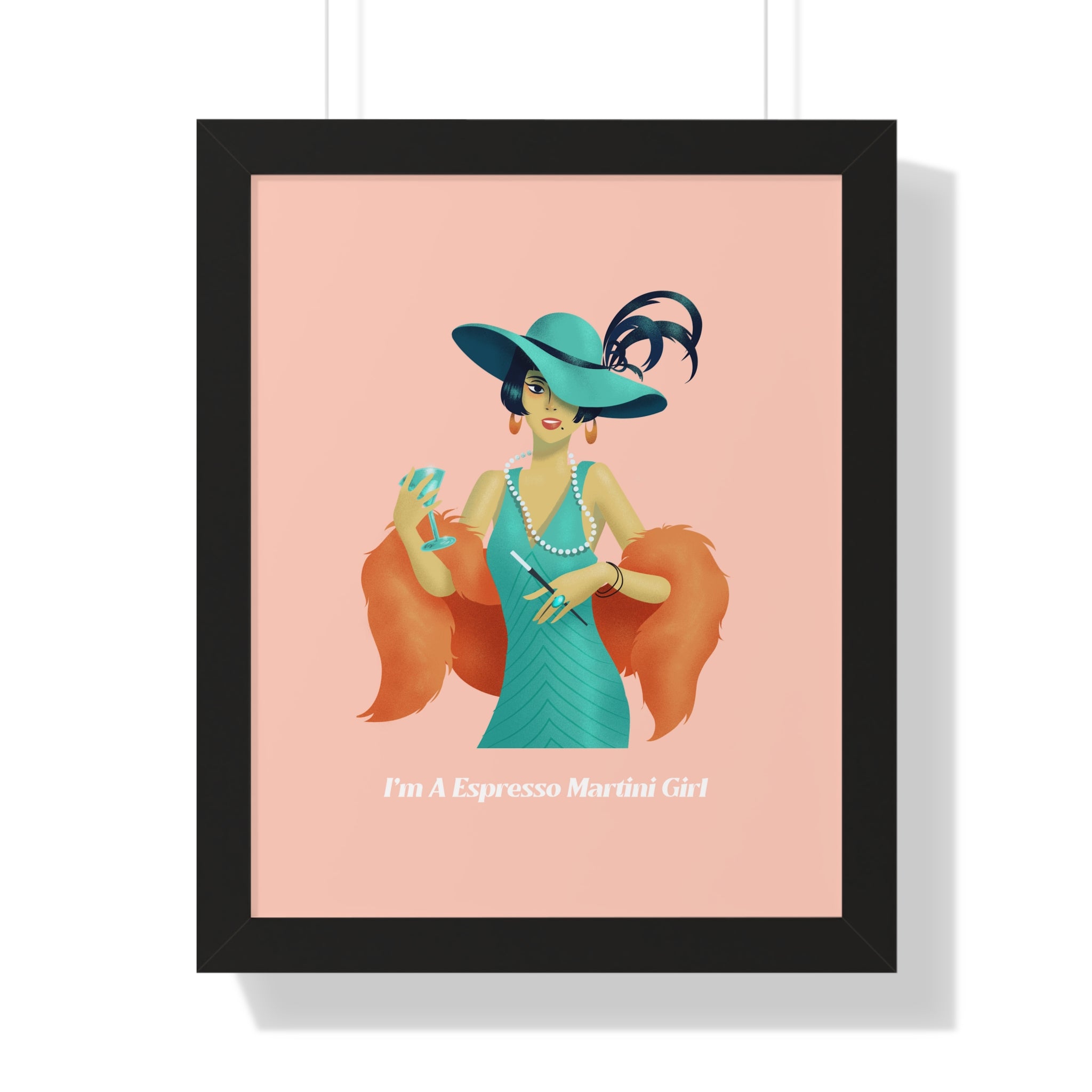 "I'm An Espresso Martini Girl" Espresso Martini Wall Art - Espresso Martini Art - Espresso Martini Clip Art