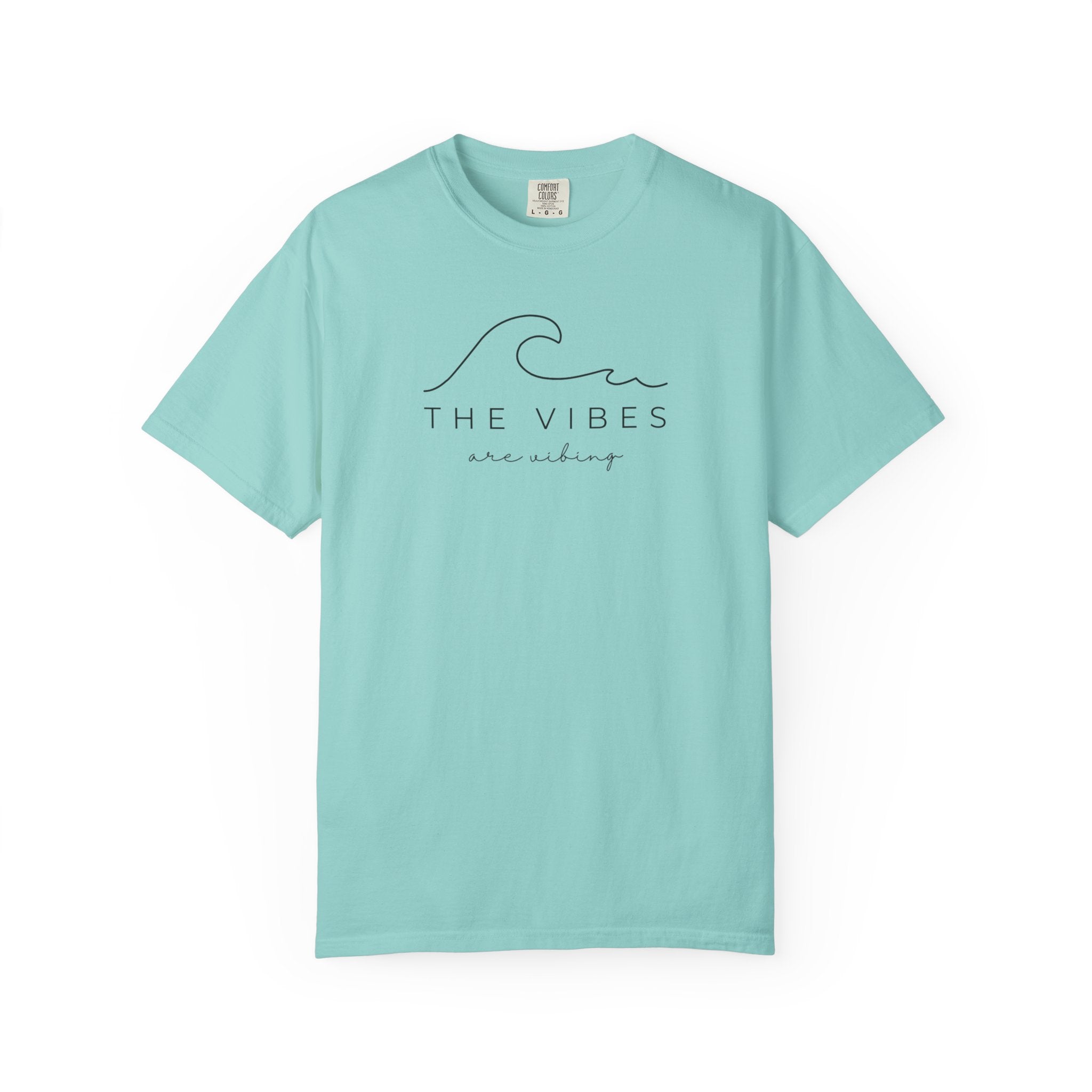 "The Vibes Are Vibing, Ocean Waves" | Beach T Shirts