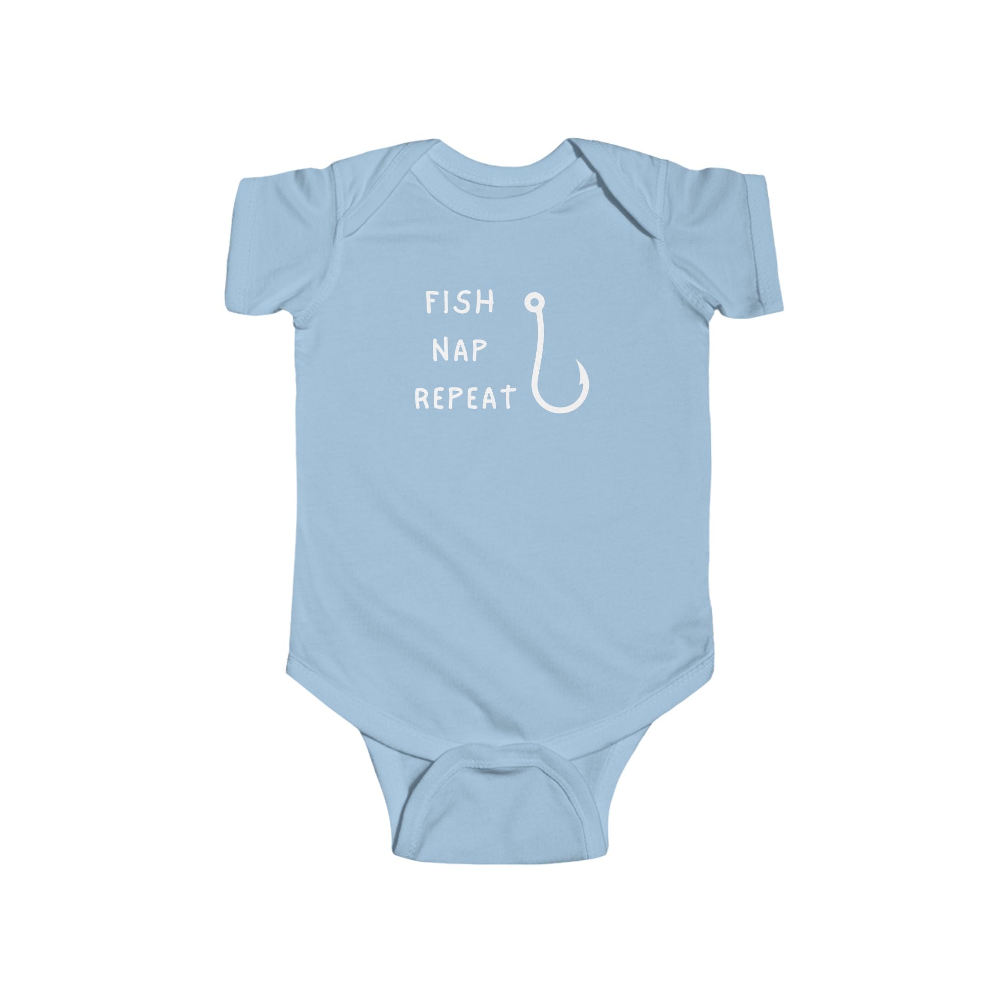 Fish Nap Repeat | Fishing Onesie