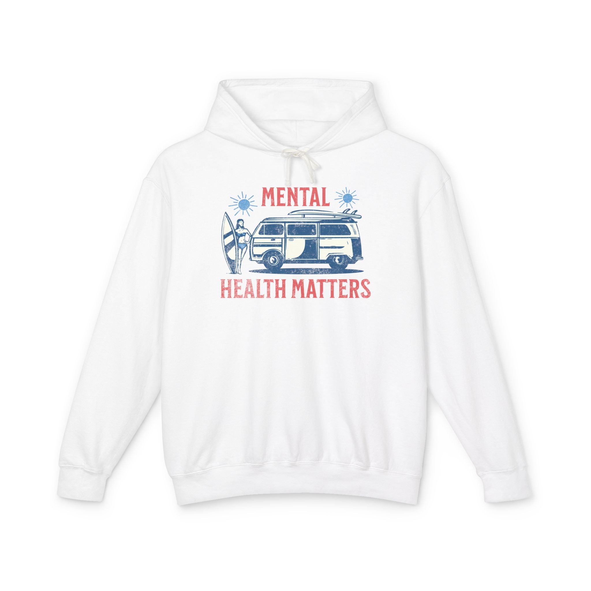 Mental Health Matters Sweatshirt, Surfing Theme | Mental Health Sweatshirt