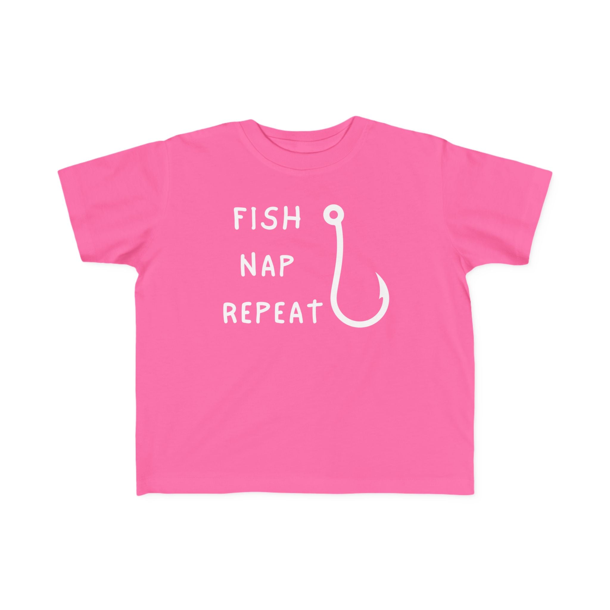 Fish, Nap, Repeat | Toddler Fishing Shirt