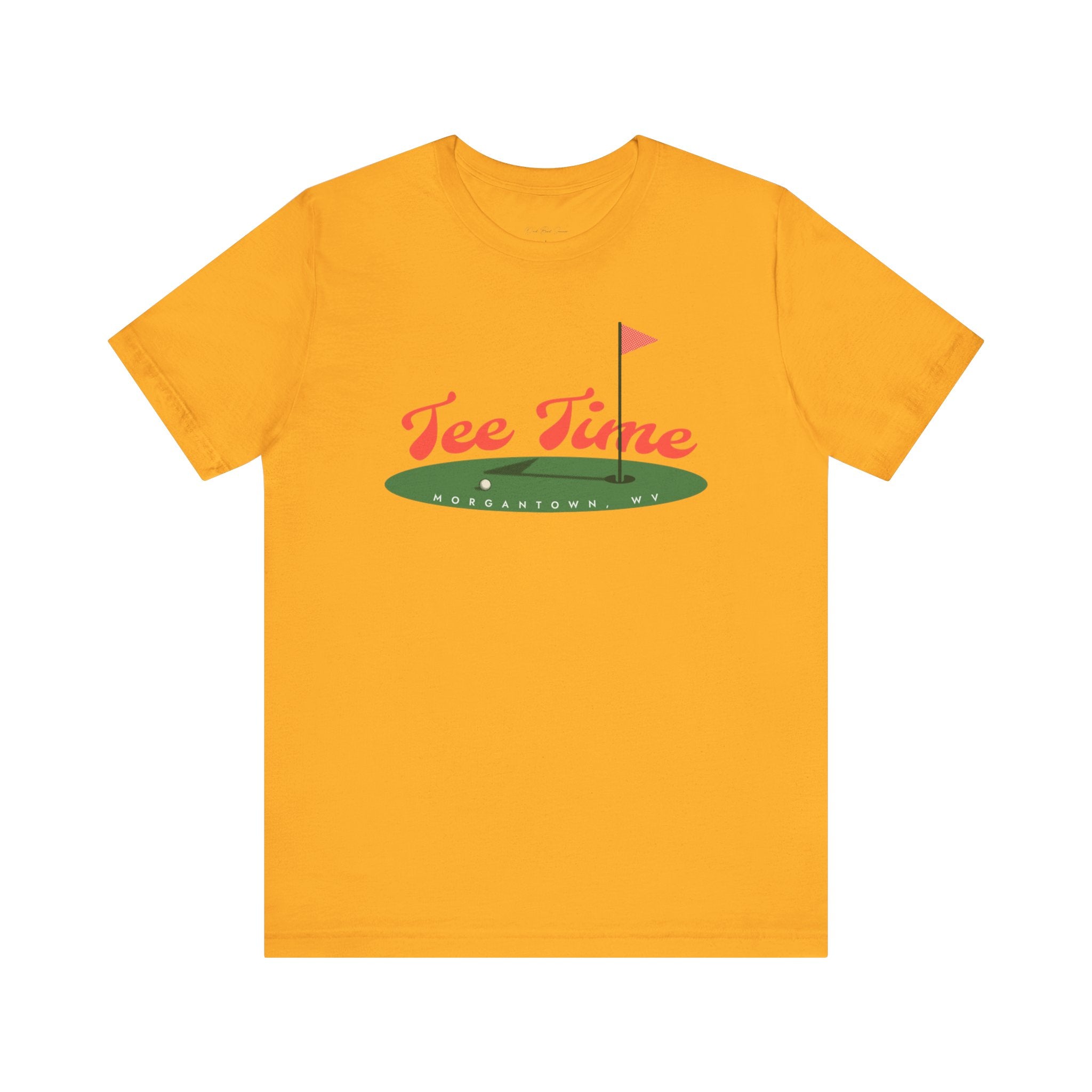 "Morgantown, West Virginia Golf Tee Time" - Golf T Shirts