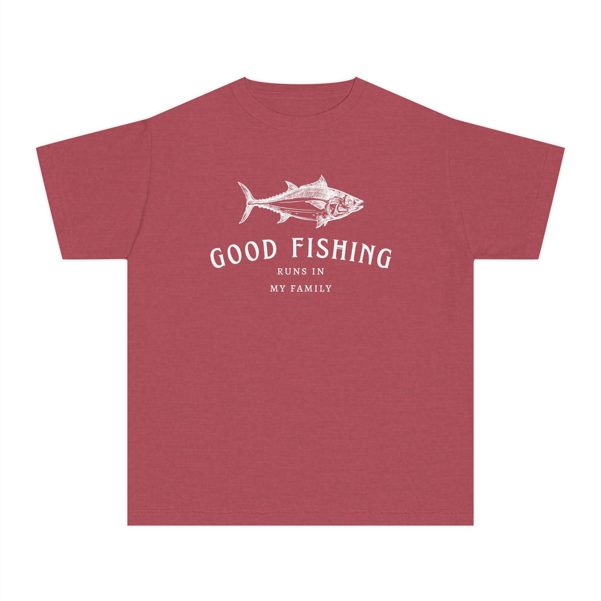 Good Fishing Runs In My Family | Kids Fishing Shirt
