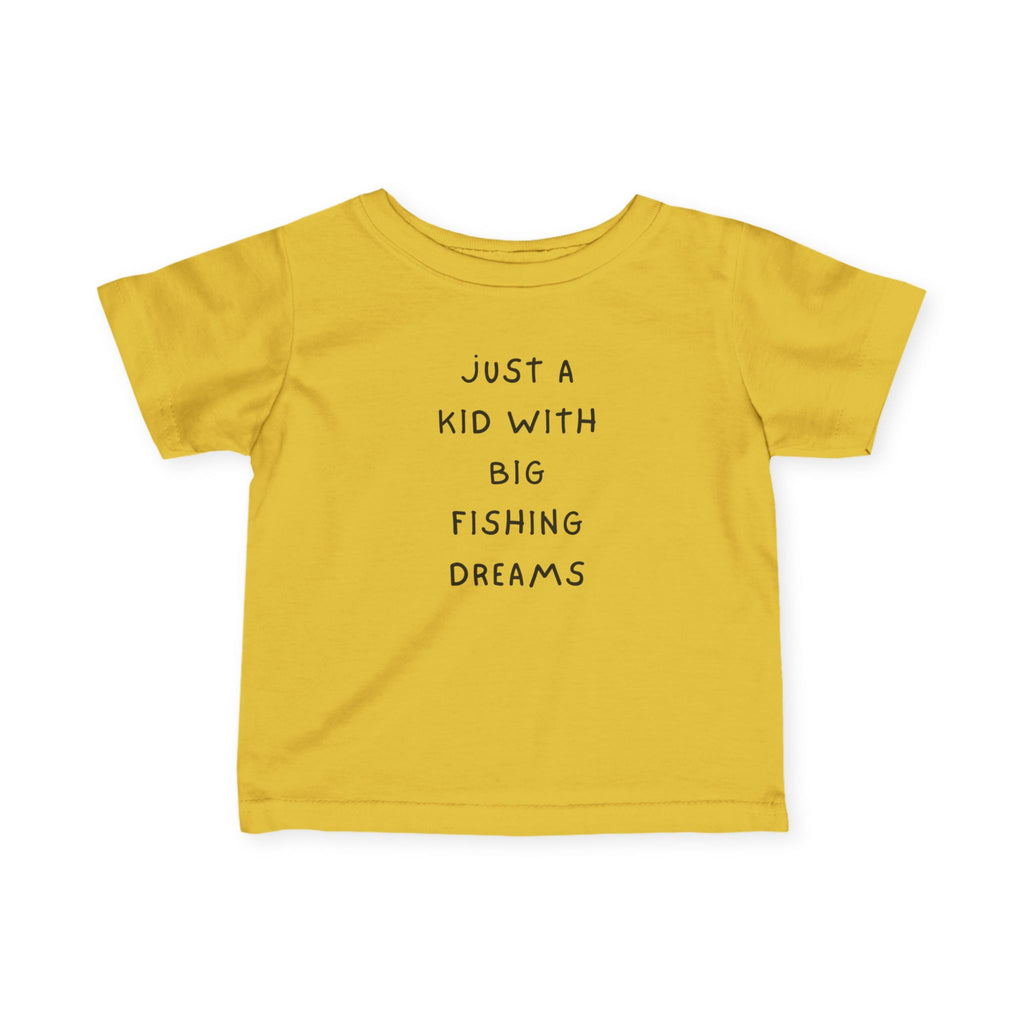 Just A Kid With Fishing Dreams | Baby Fishing Shirts