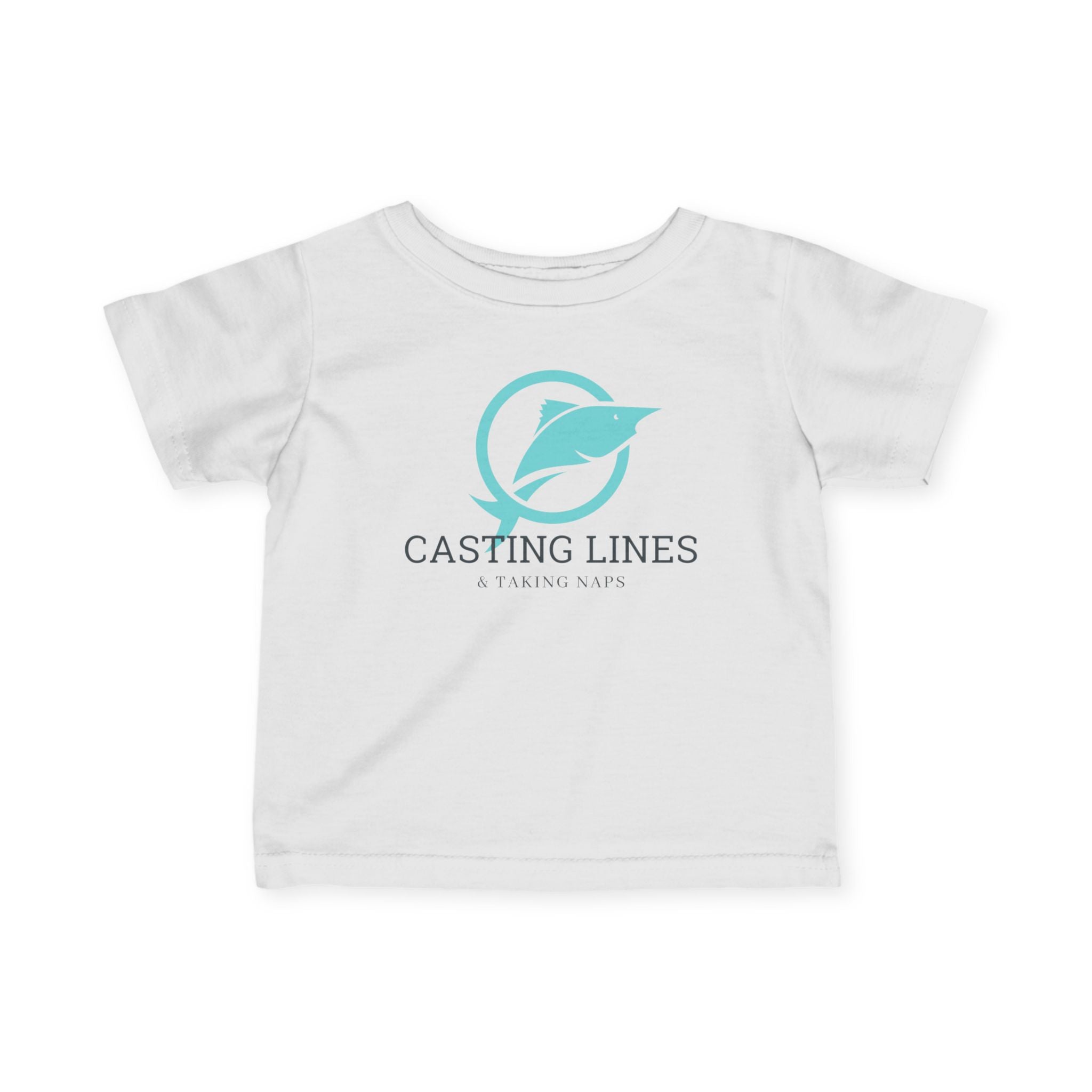 "Casting Lines And Taking Naps" Infant Fishing Shirt