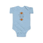 "College Football Saturdays With My Dad" - Baby Football Onesie