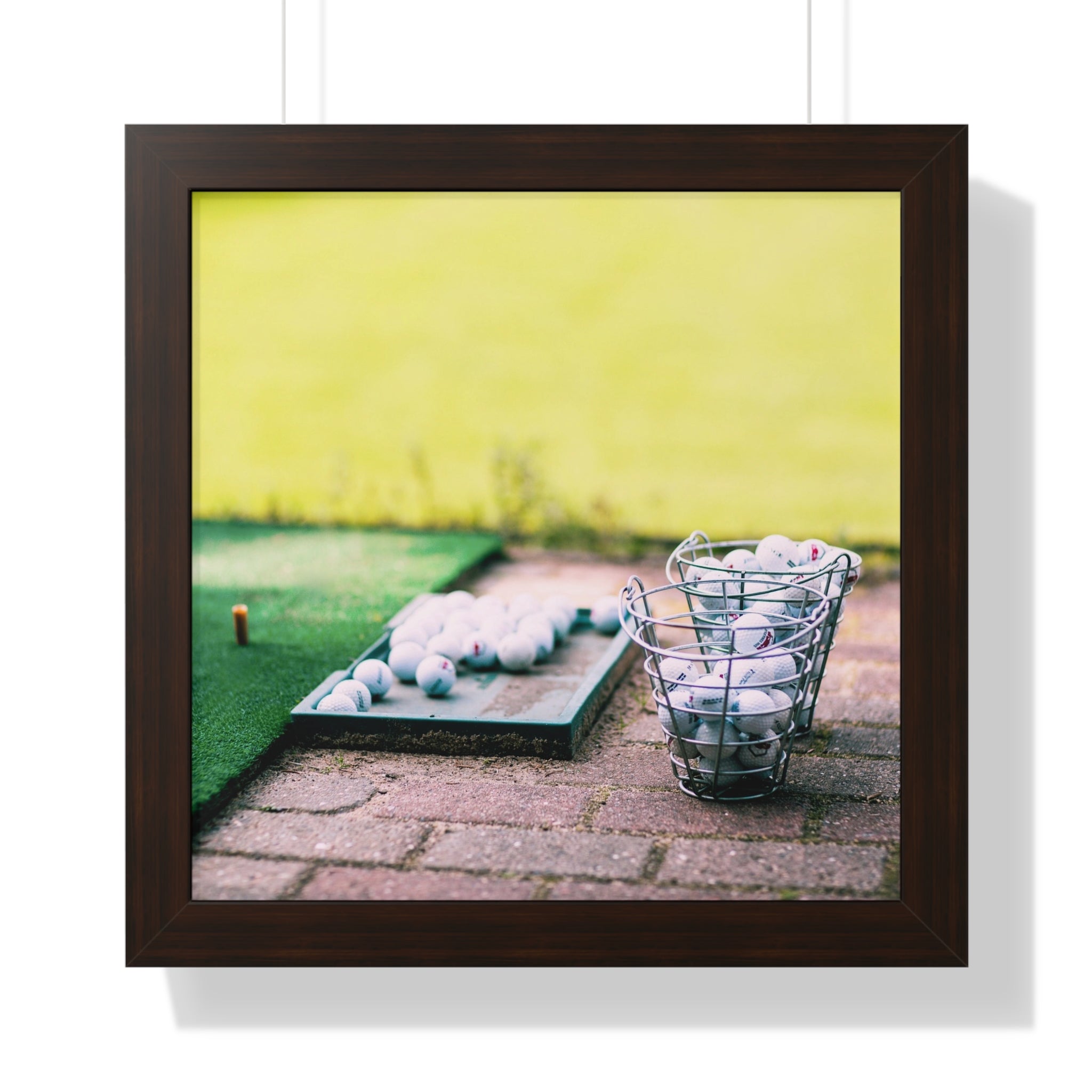 "A Day At The Driving Range" - Golf Wall Art