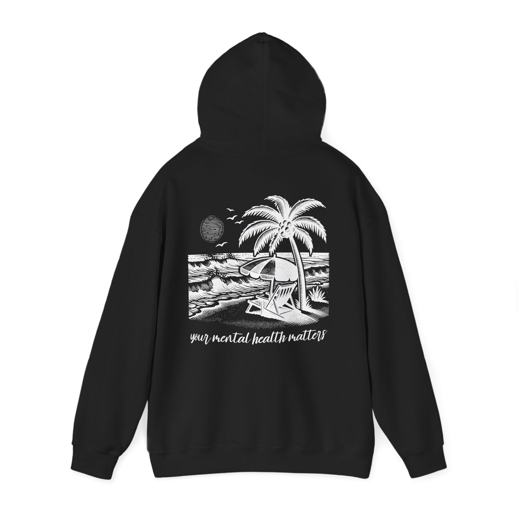 Mental Health Beach Day | Mental Health Hoodies