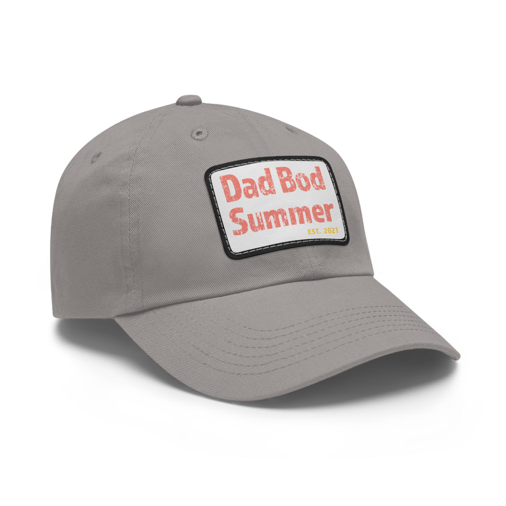 Dad Bod Summer Hat with Leather Patch - Dad Bod Summer