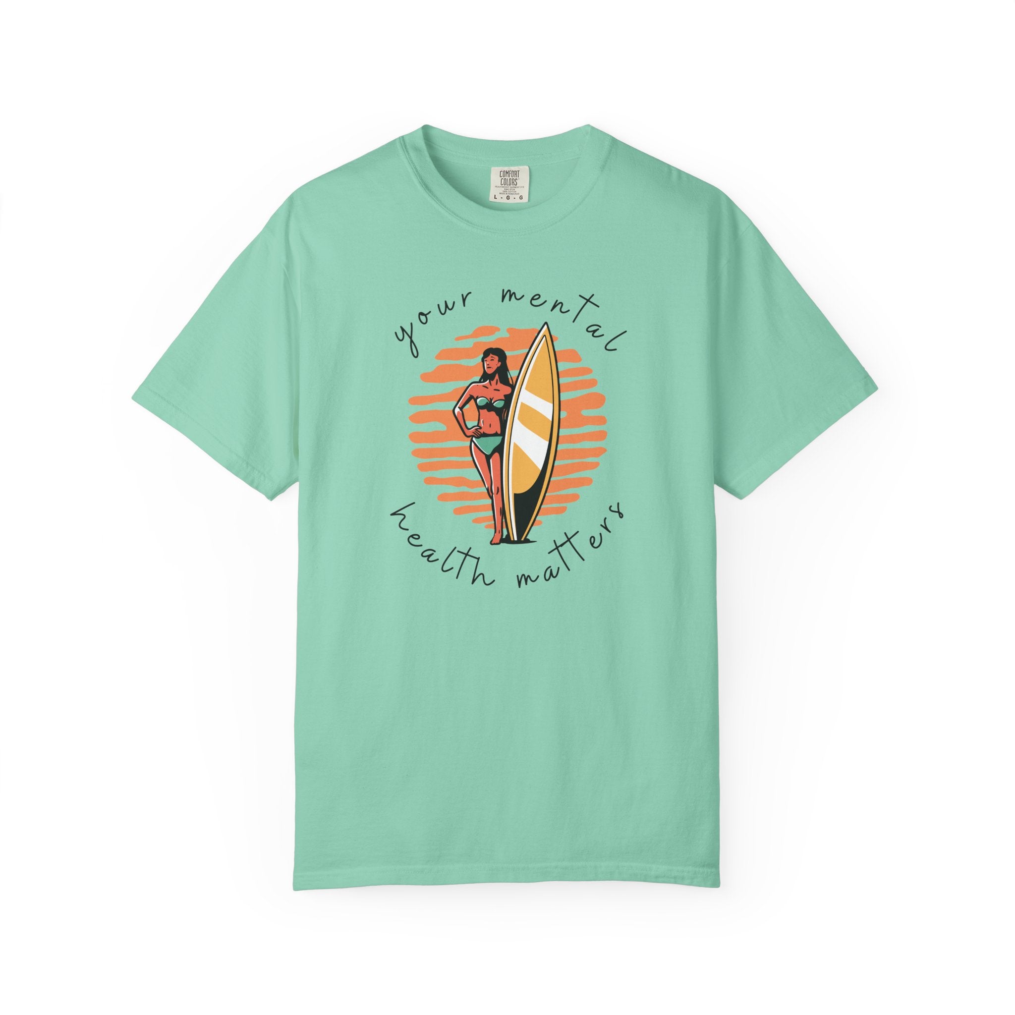 Your Mental Health Matters Shirt, Surfing Theme | Mental Health Shirts