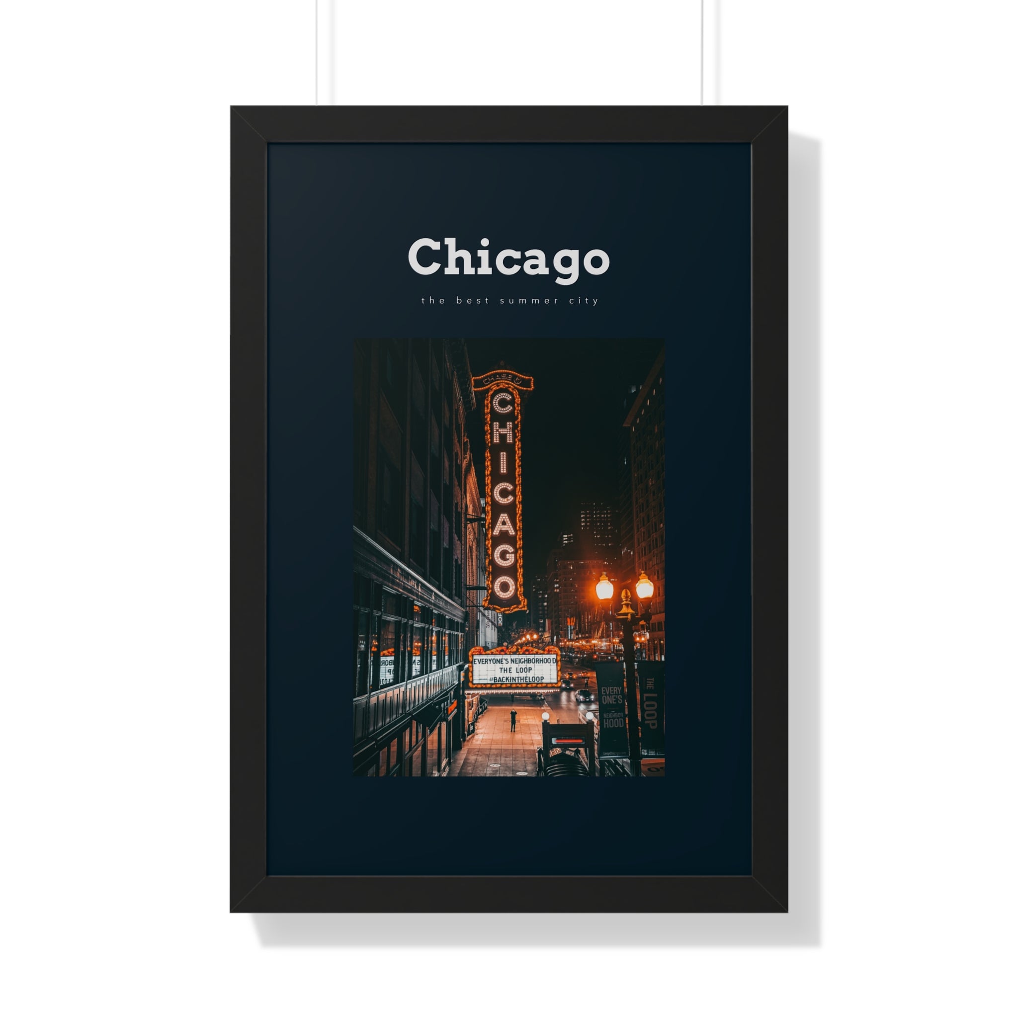 "The Best Summer City" - Chicago Wall Art - Chicago CIty Wall Art