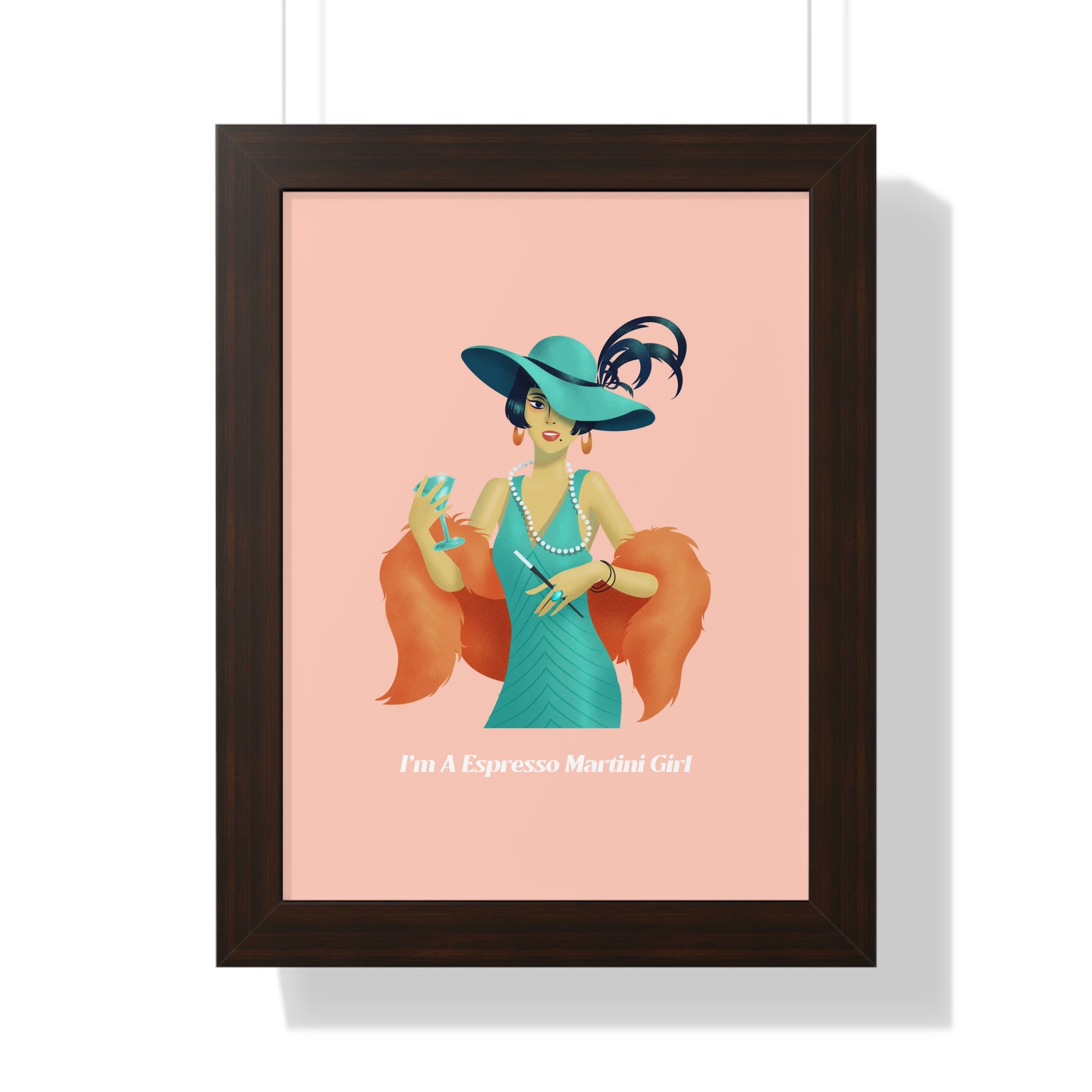 "I'm An Espresso Martini Girl" Espresso Martini Wall Art - Espresso Martini Art - Espresso Martini Clip Art