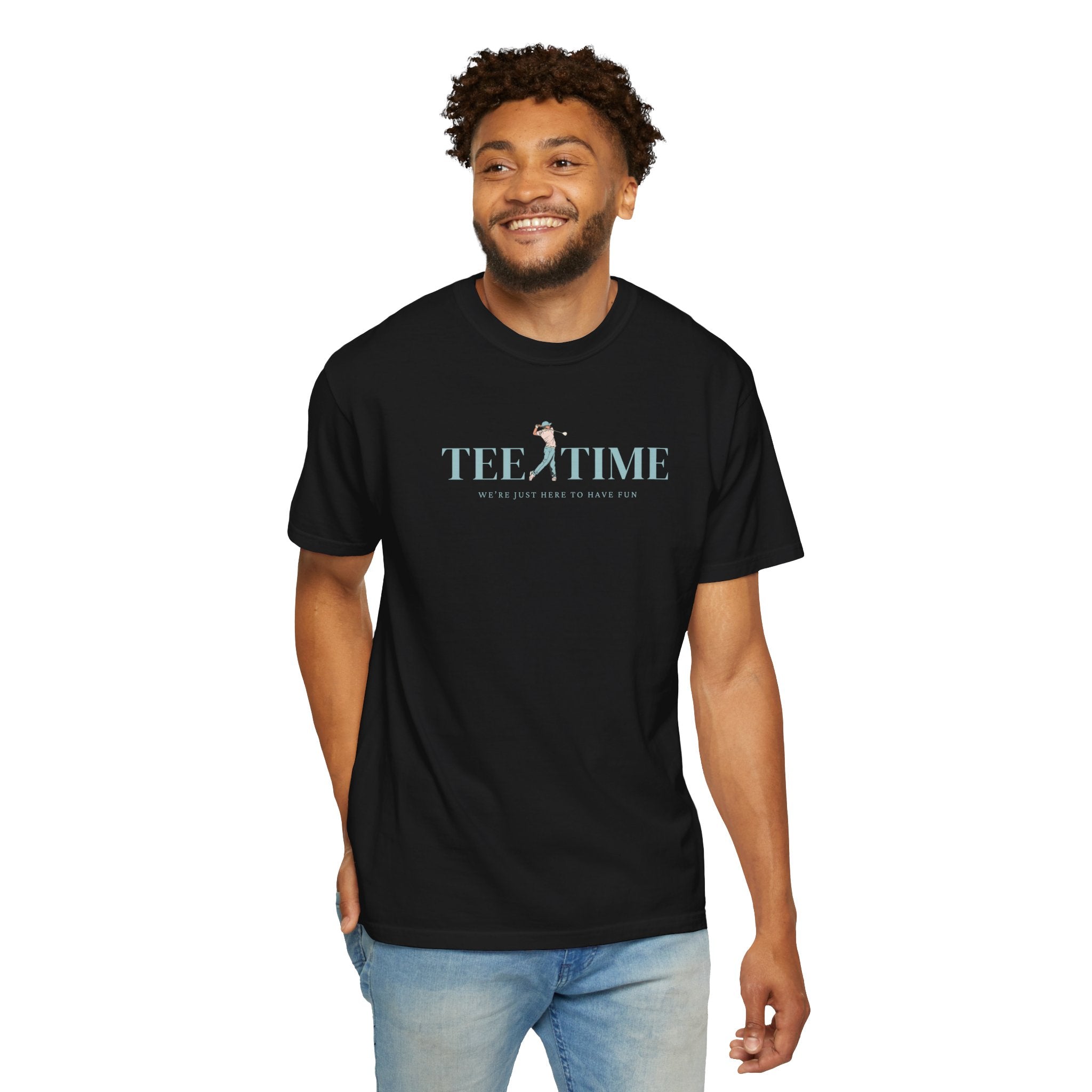 Tee Time: We're Just Here To Have Fun | Golf T Shirt