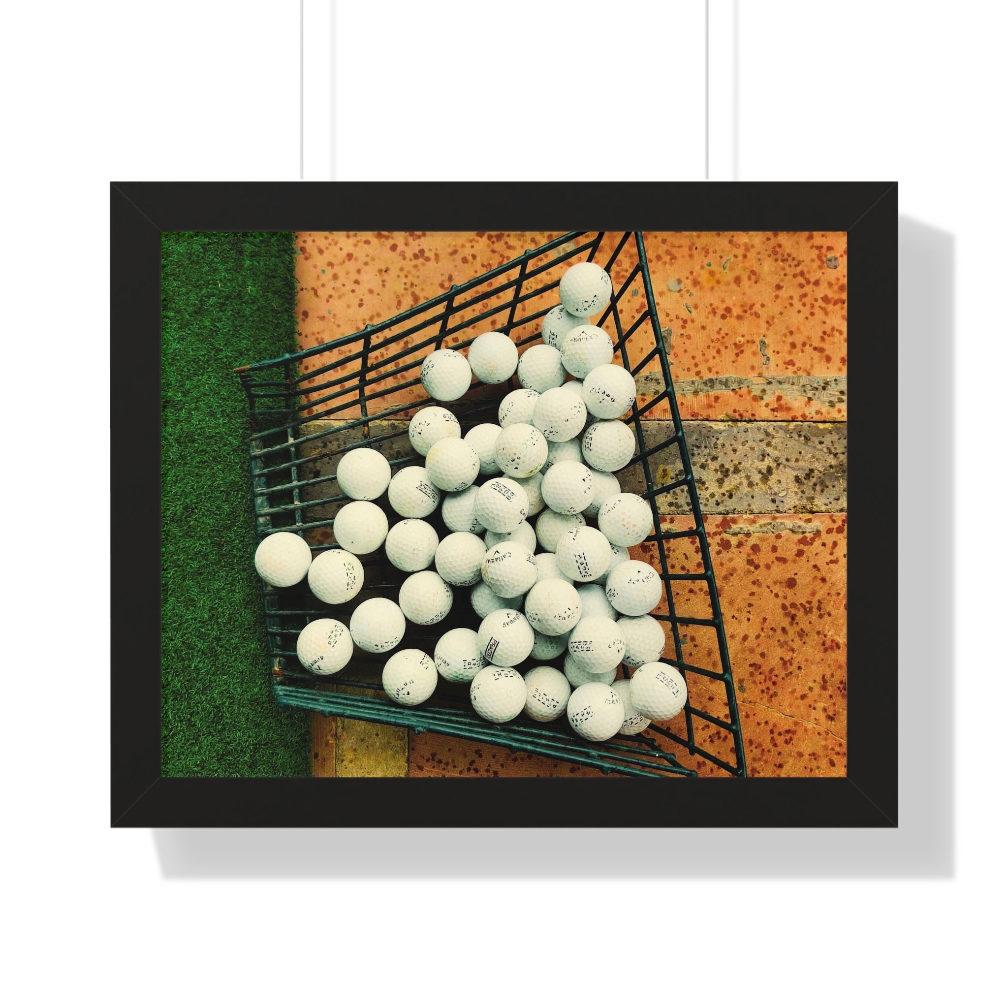 "Driving Range Balls" - Golf Wall Art