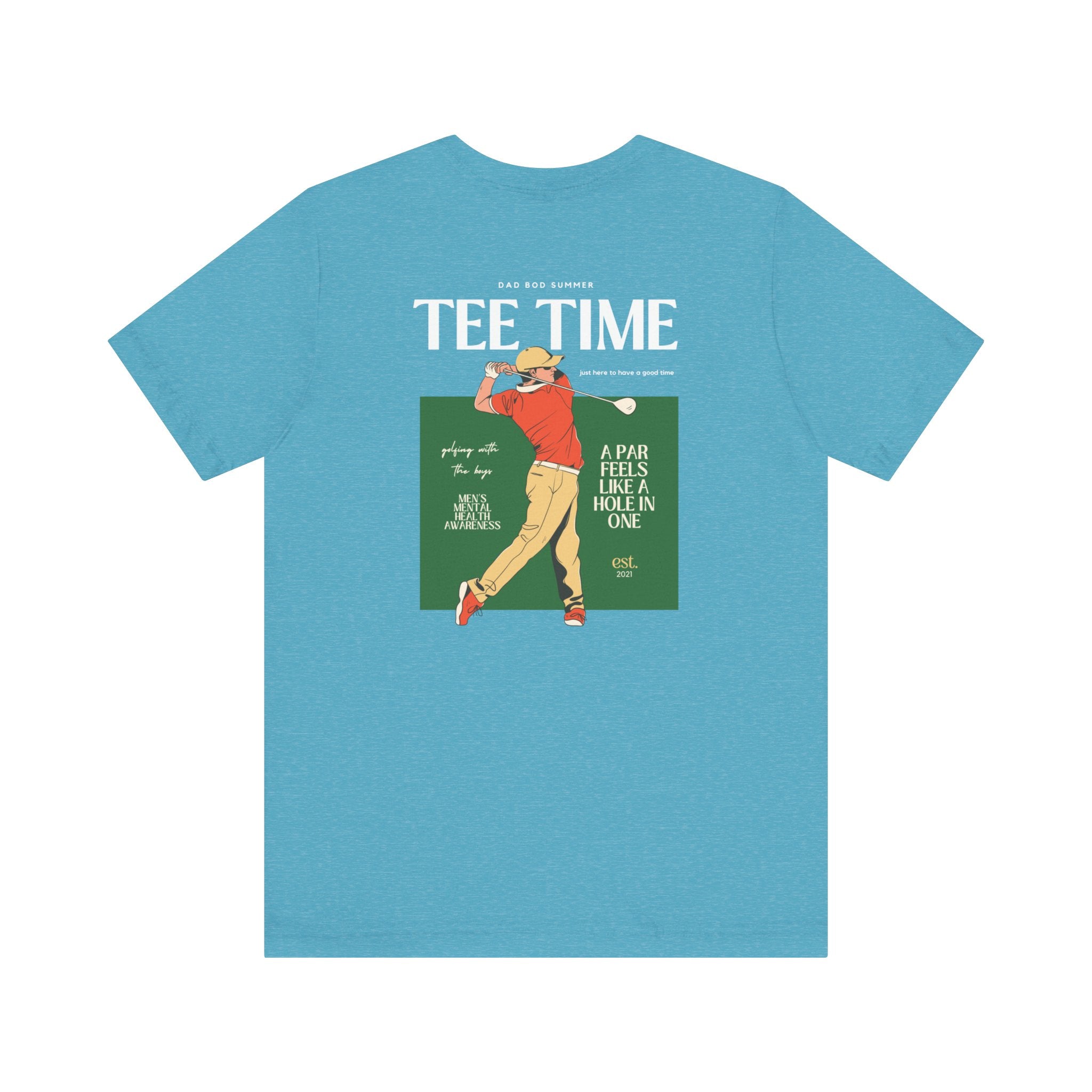 Dad Bod Summer, 1990's Tee Time Shirt | Golf T Shirt