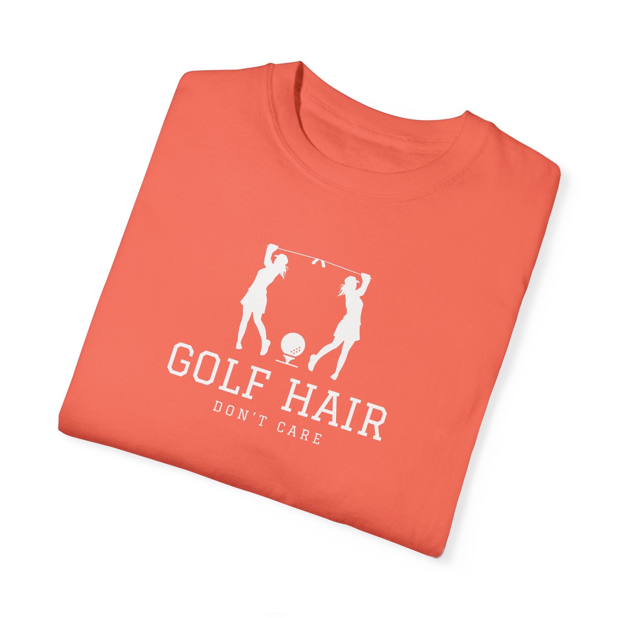 "Girls Who Love To Golf: Golf Hair Don't Care" - Ladies Golf Shirt