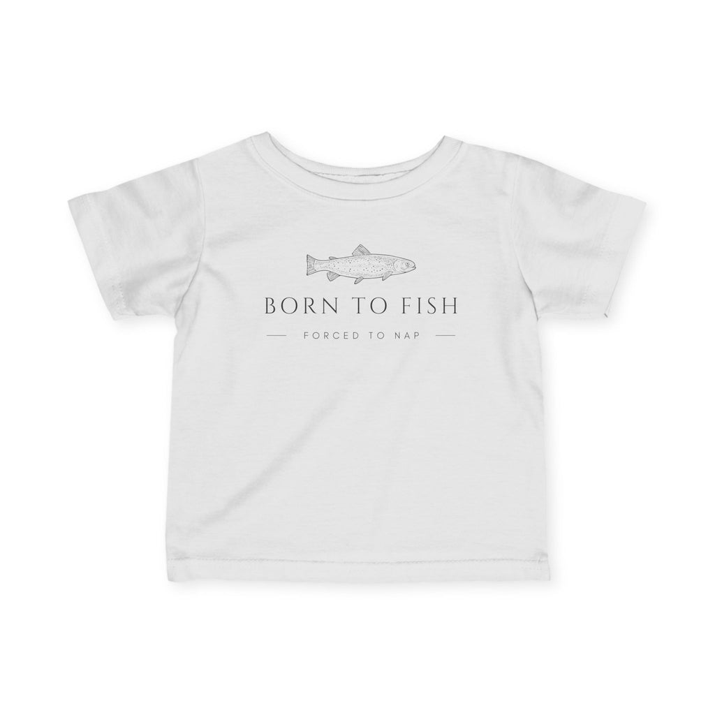 Born To Fish, Forced To Nap | Baby Fishing Shirts